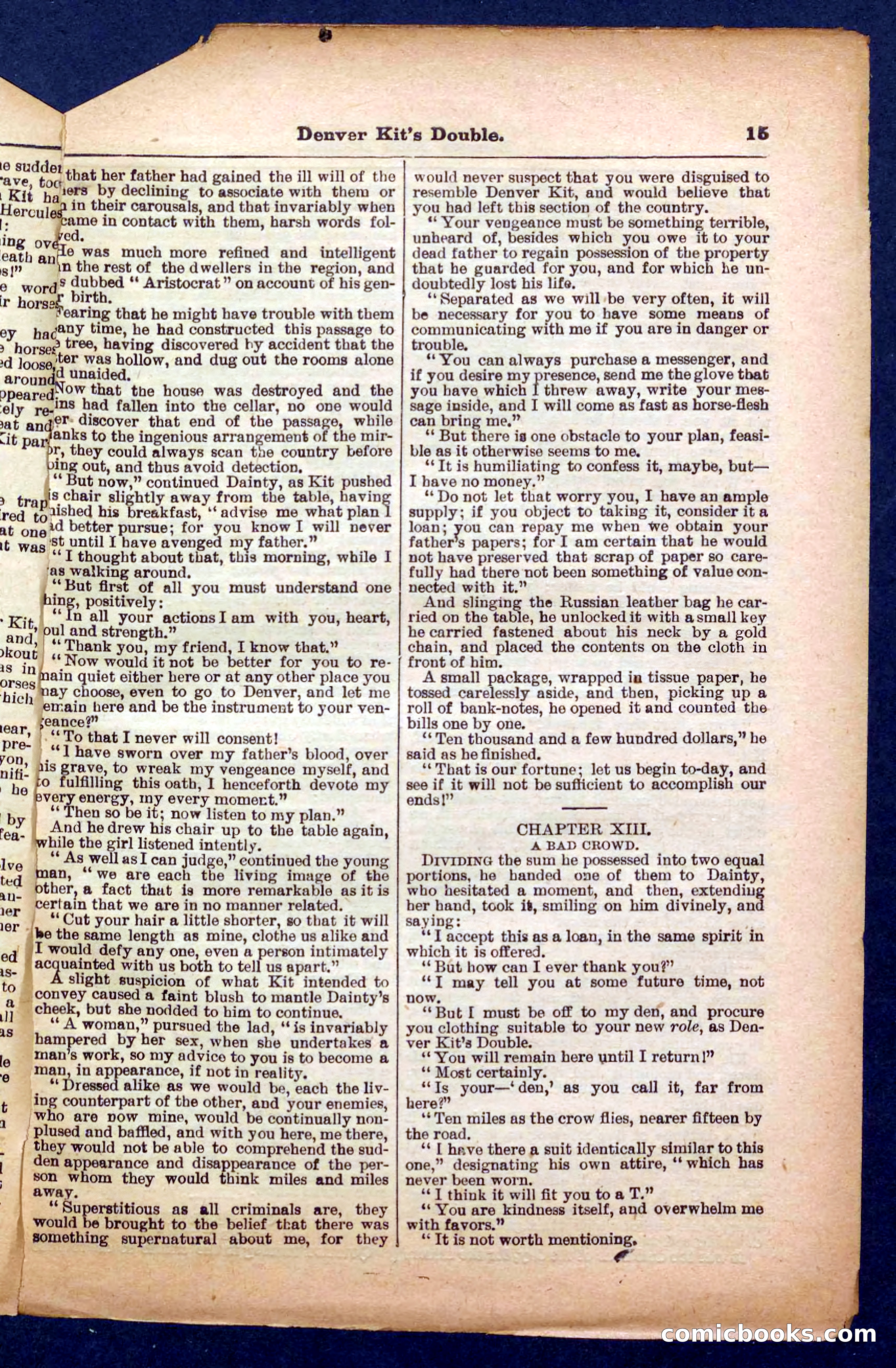 Beadle's Pocket Library No. 370 — page 15 of 32