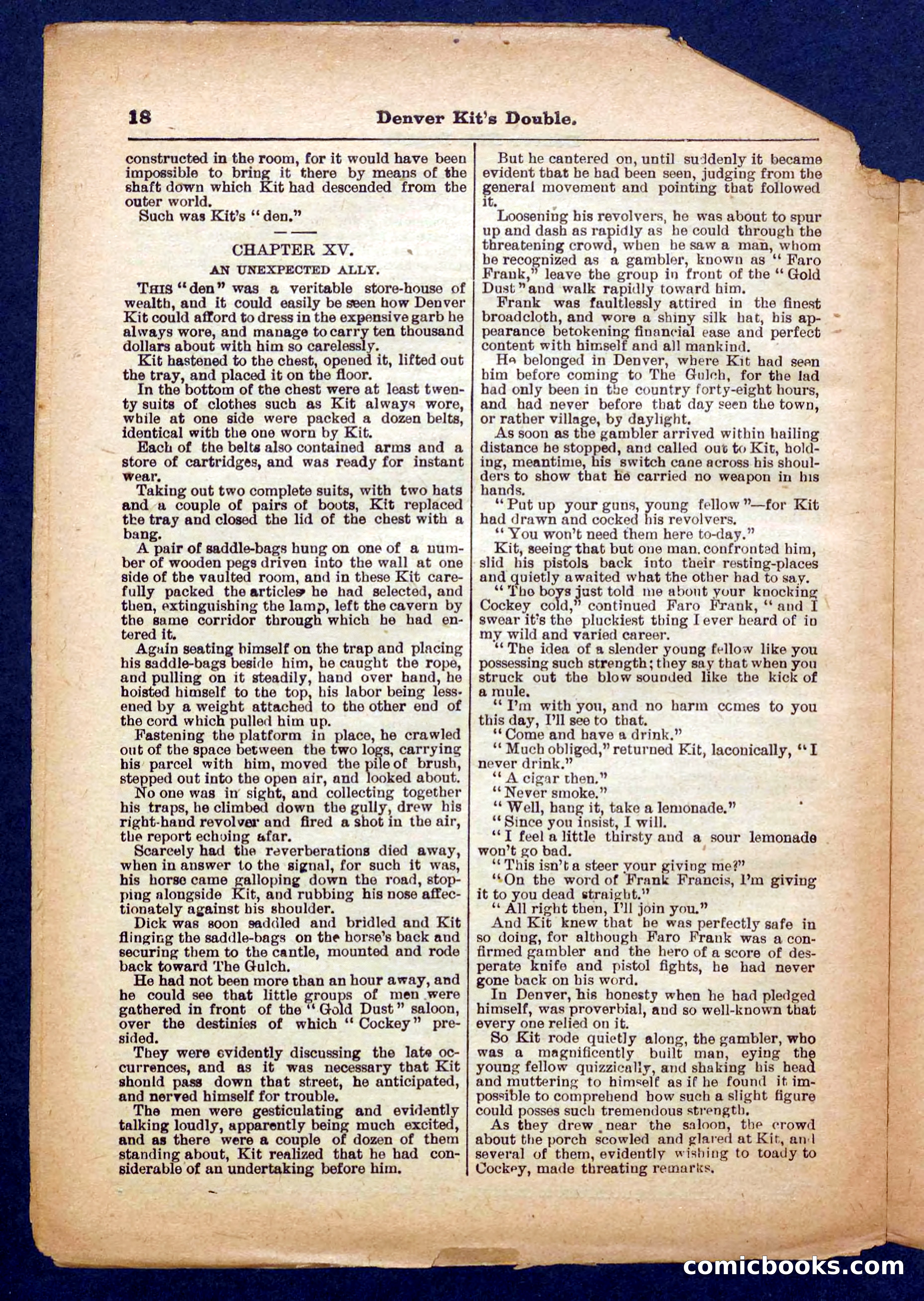 Beadle's Pocket Library No. 370 — page 18 of 32