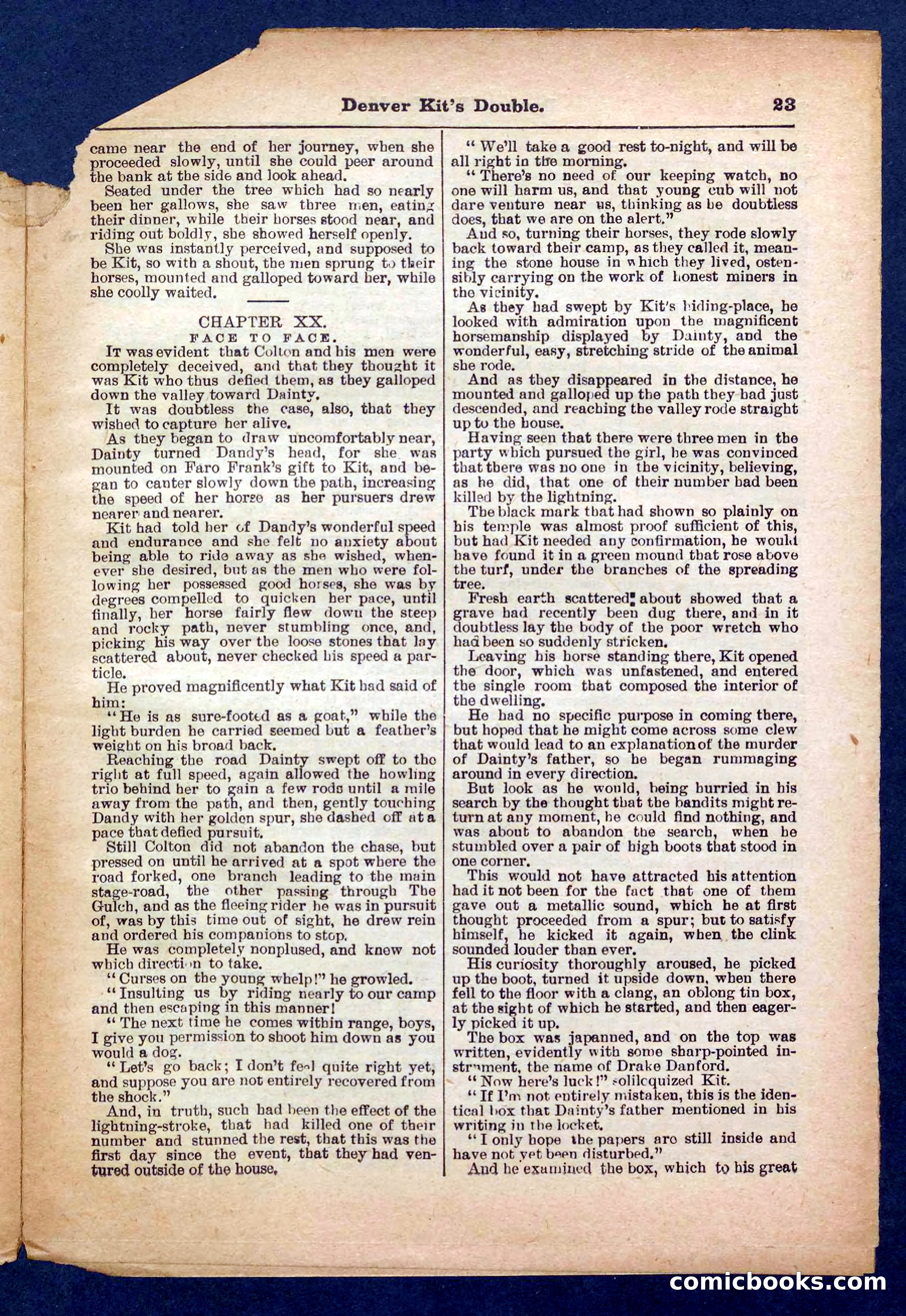 Beadle's Pocket Library No. 370 — page 23 of 32