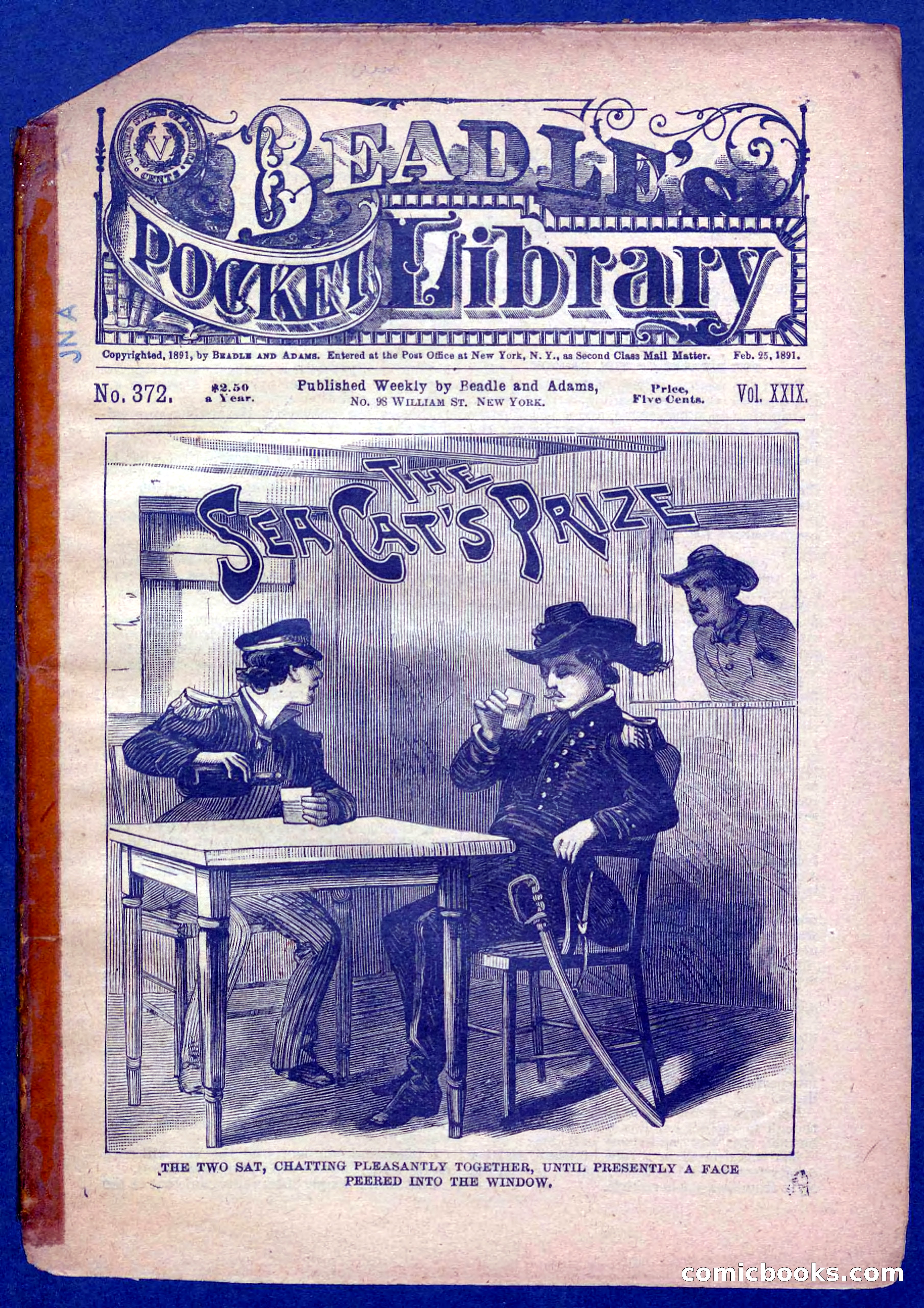 Beadle's Pocket Library No. 372 — page 1 of 32