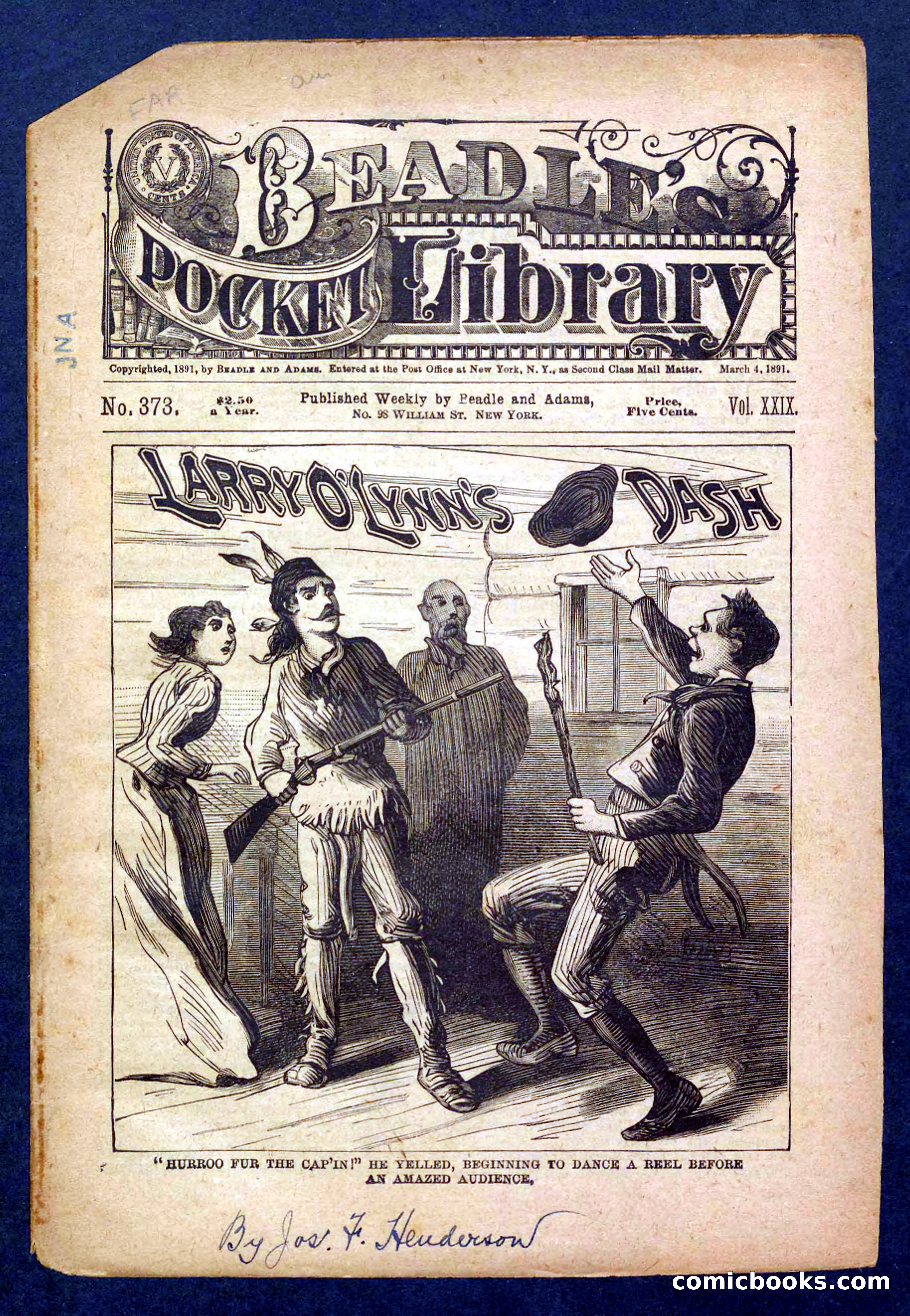 Beadle's Pocket Library No. 373