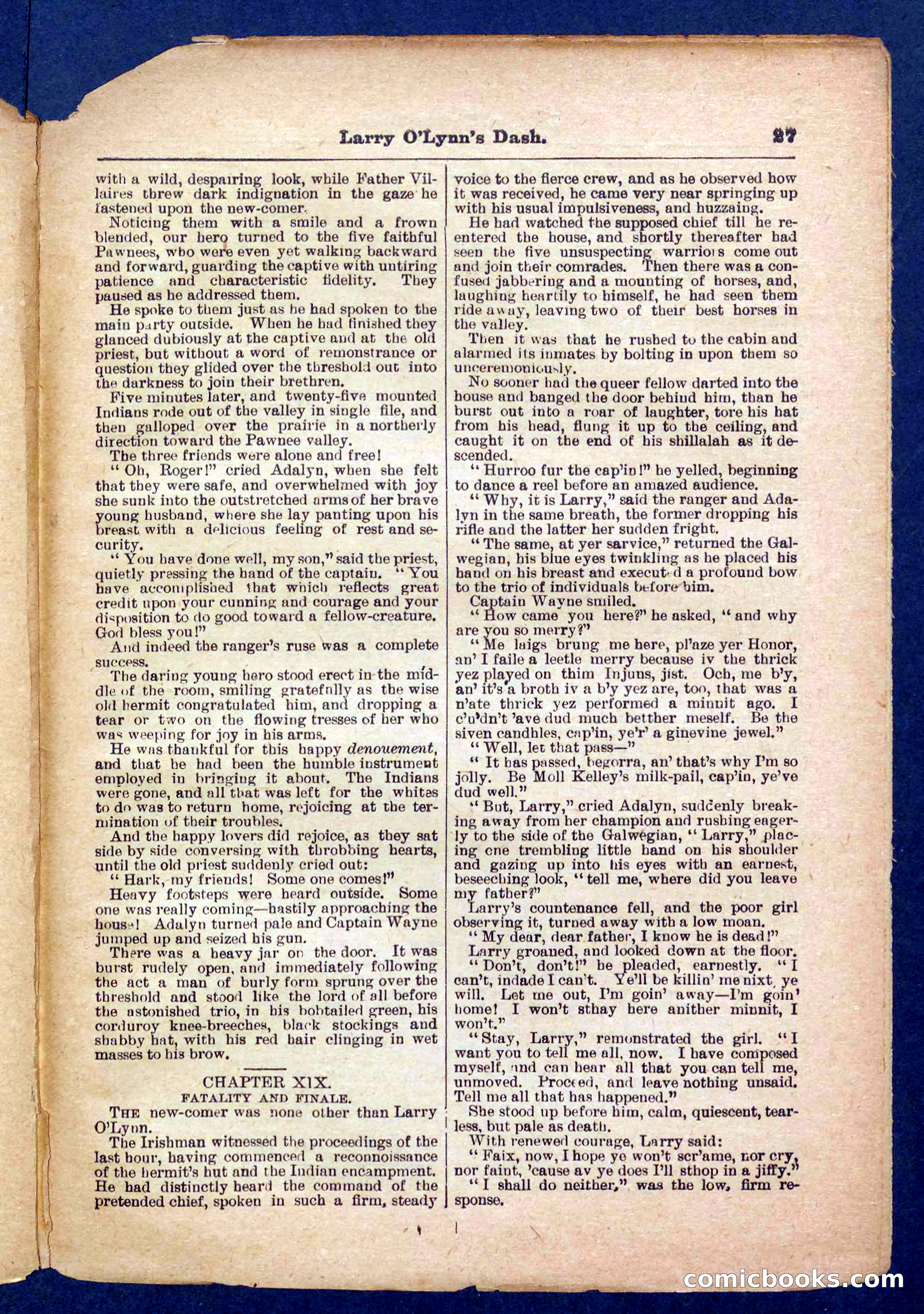 Beadle's Pocket Library No. 373 — page 27 of 32