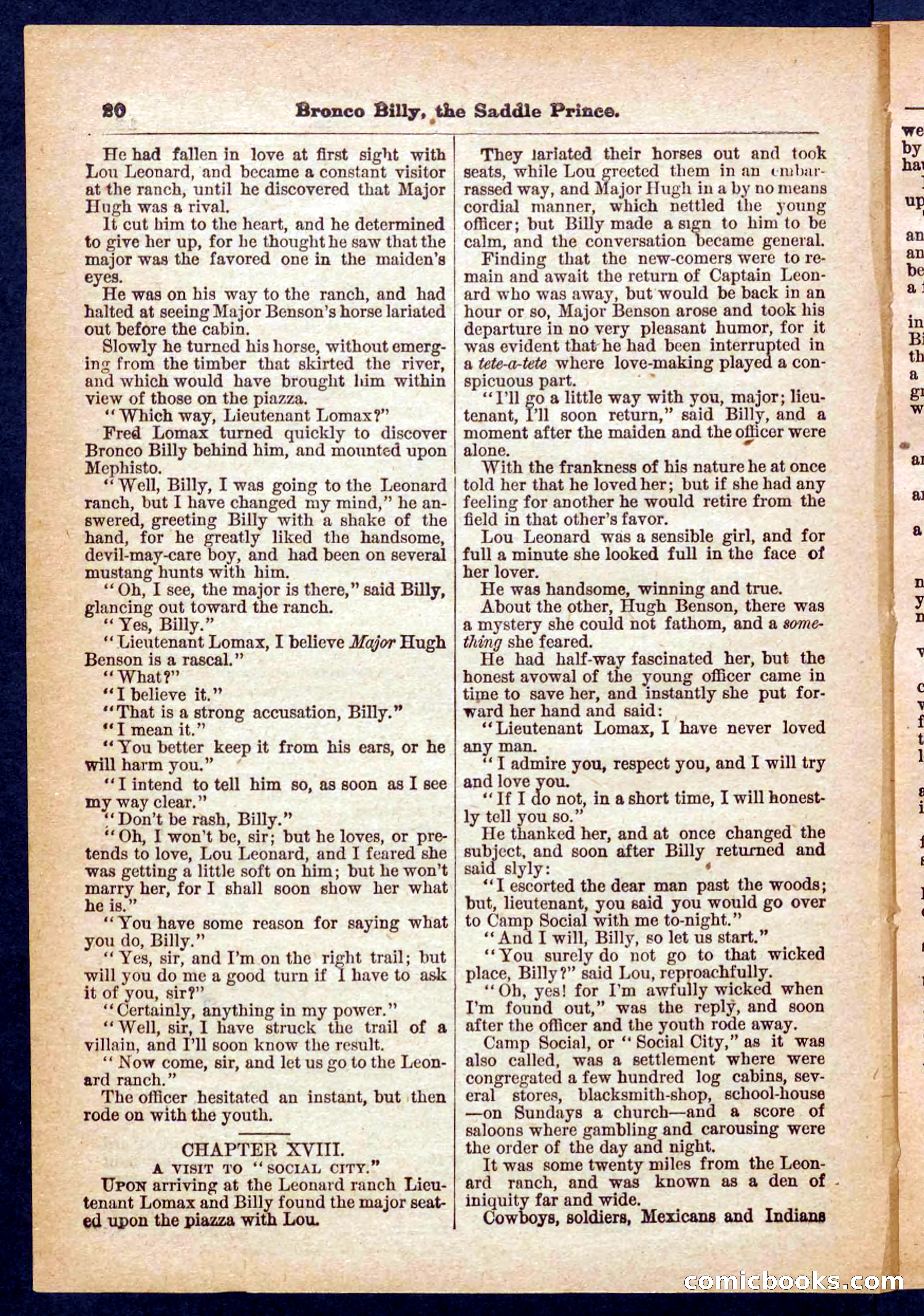 Beadle's Pocket Library No. 378 — page 20 of 32