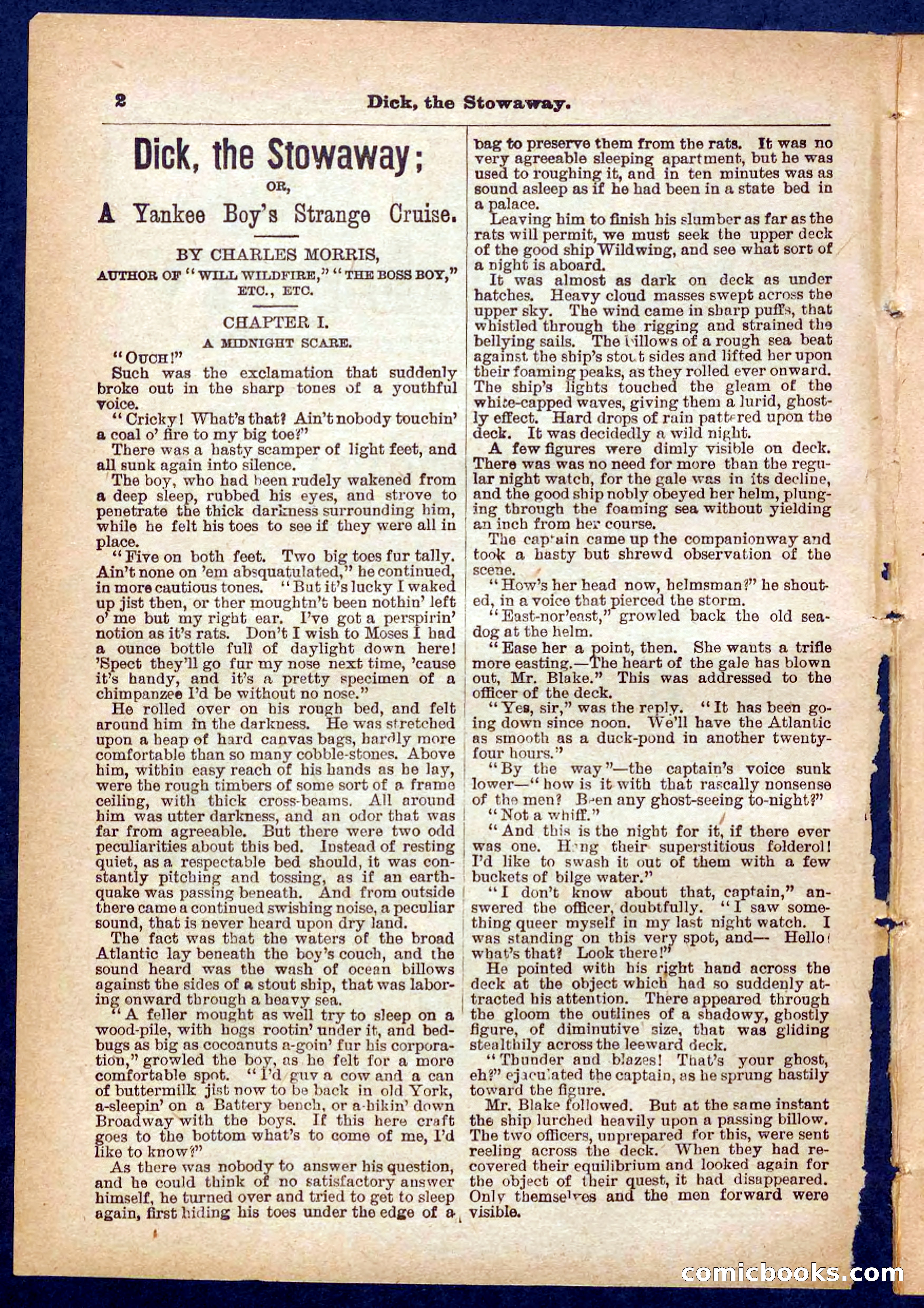Beadle's Pocket Library No. 379: Dick, the Stowaway — page 2 of 32