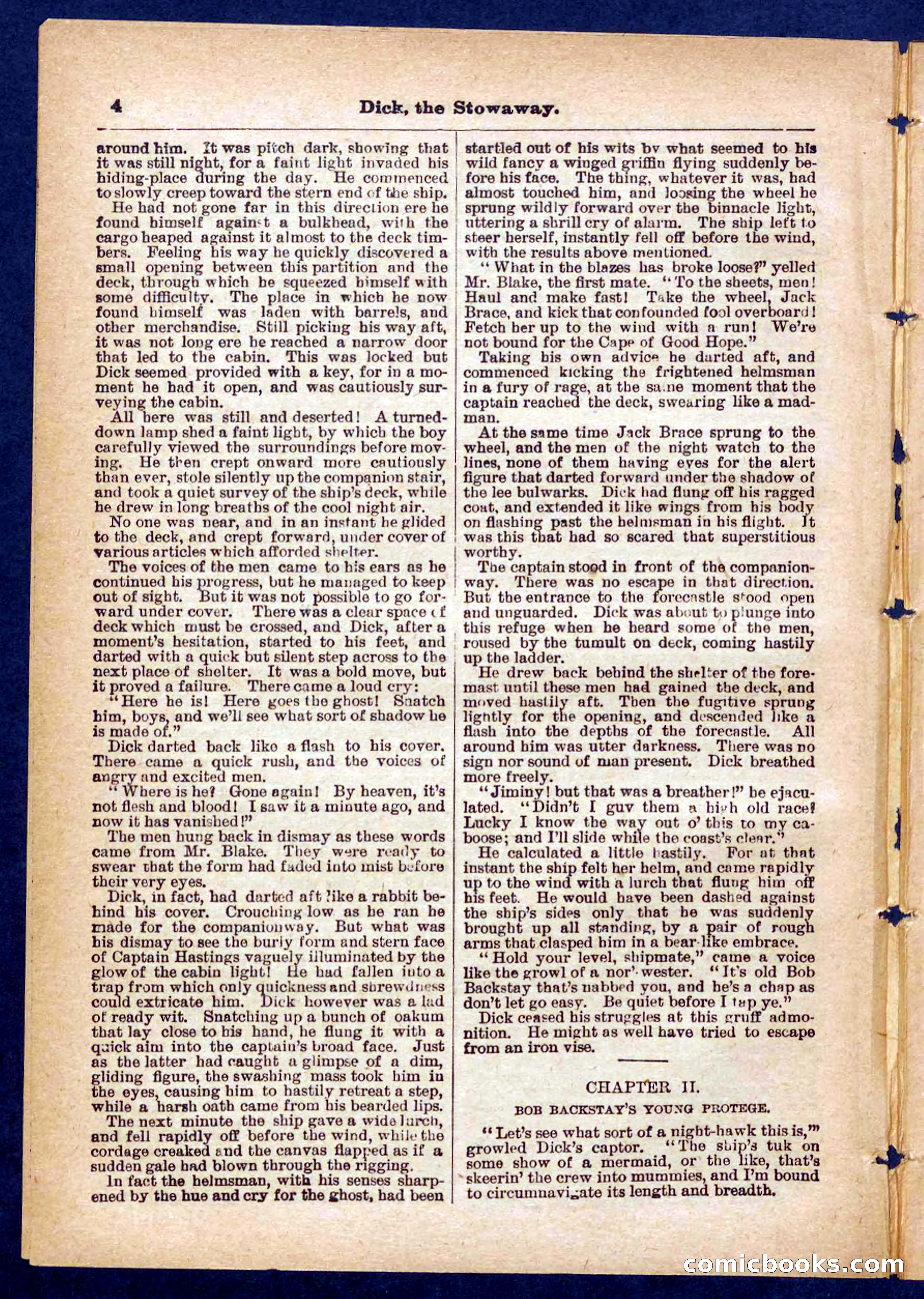 Beadle's Pocket Library No. 379: Dick, the Stowaway — page 4 of 32