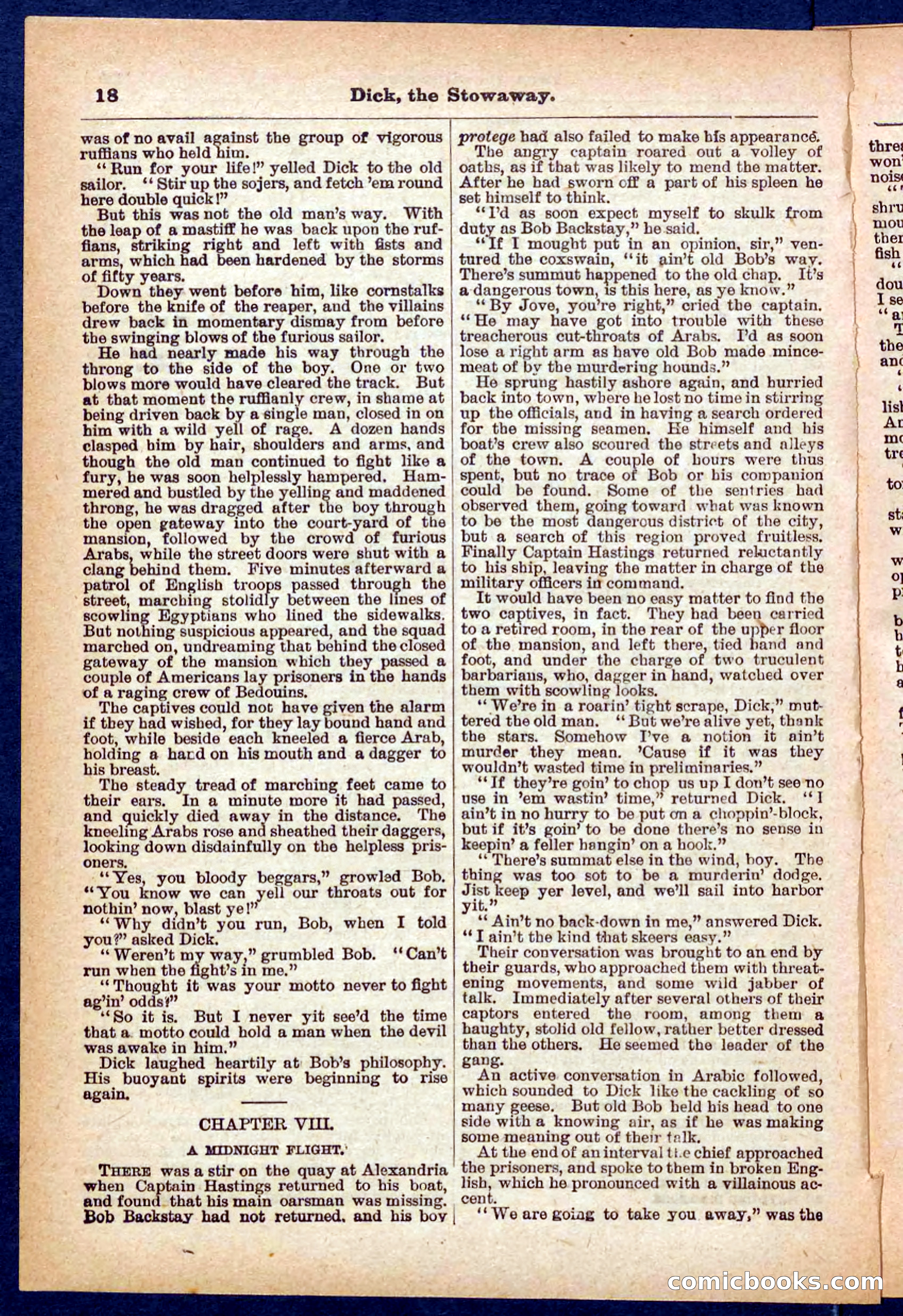Beadle's Pocket Library No. 379: Dick, the Stowaway — page 18 of 32