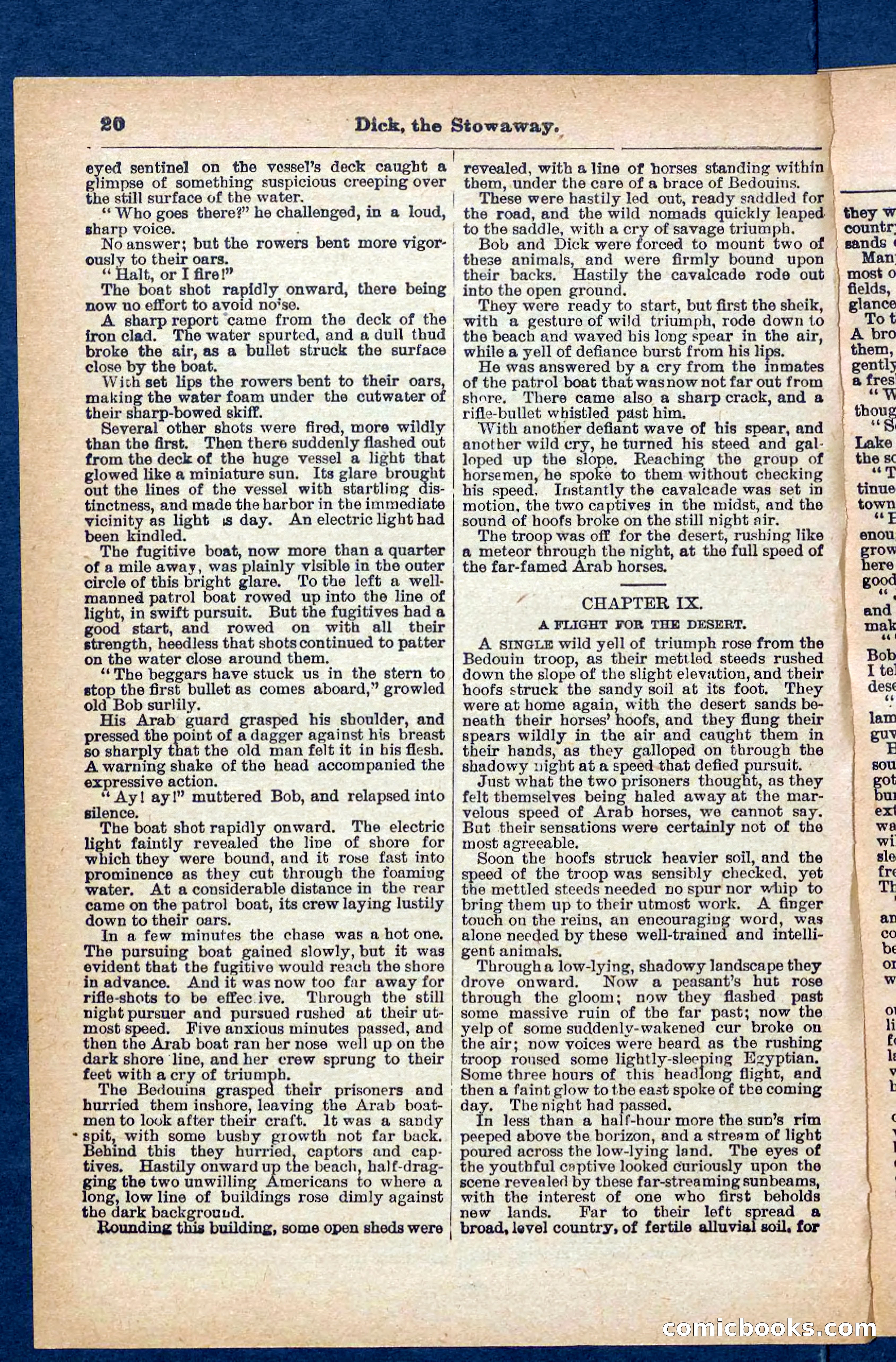 Beadle's Pocket Library No. 379: Dick, the Stowaway — page 20 of 32