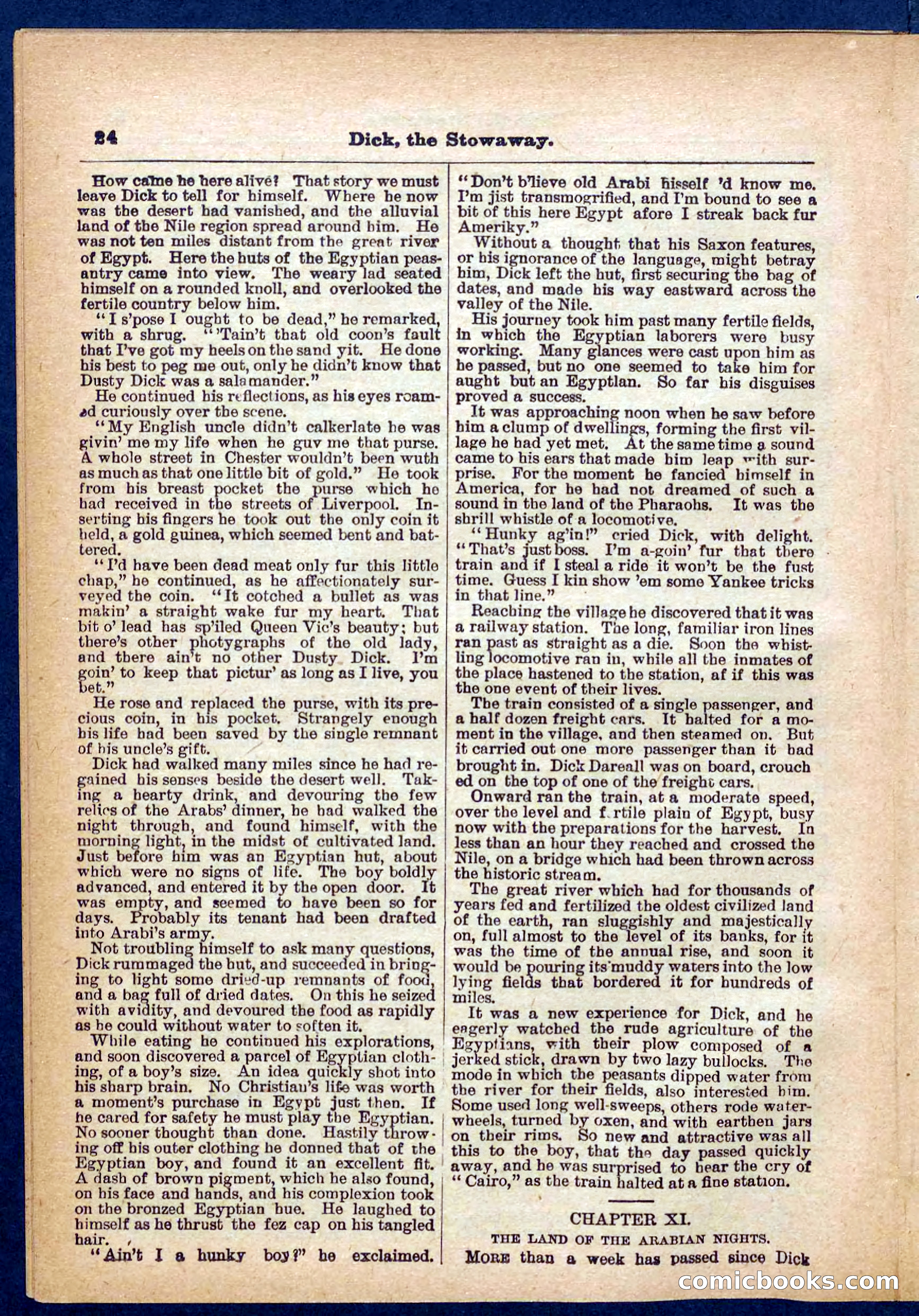 Beadle's Pocket Library No. 379: Dick, the Stowaway — page 24 of 32