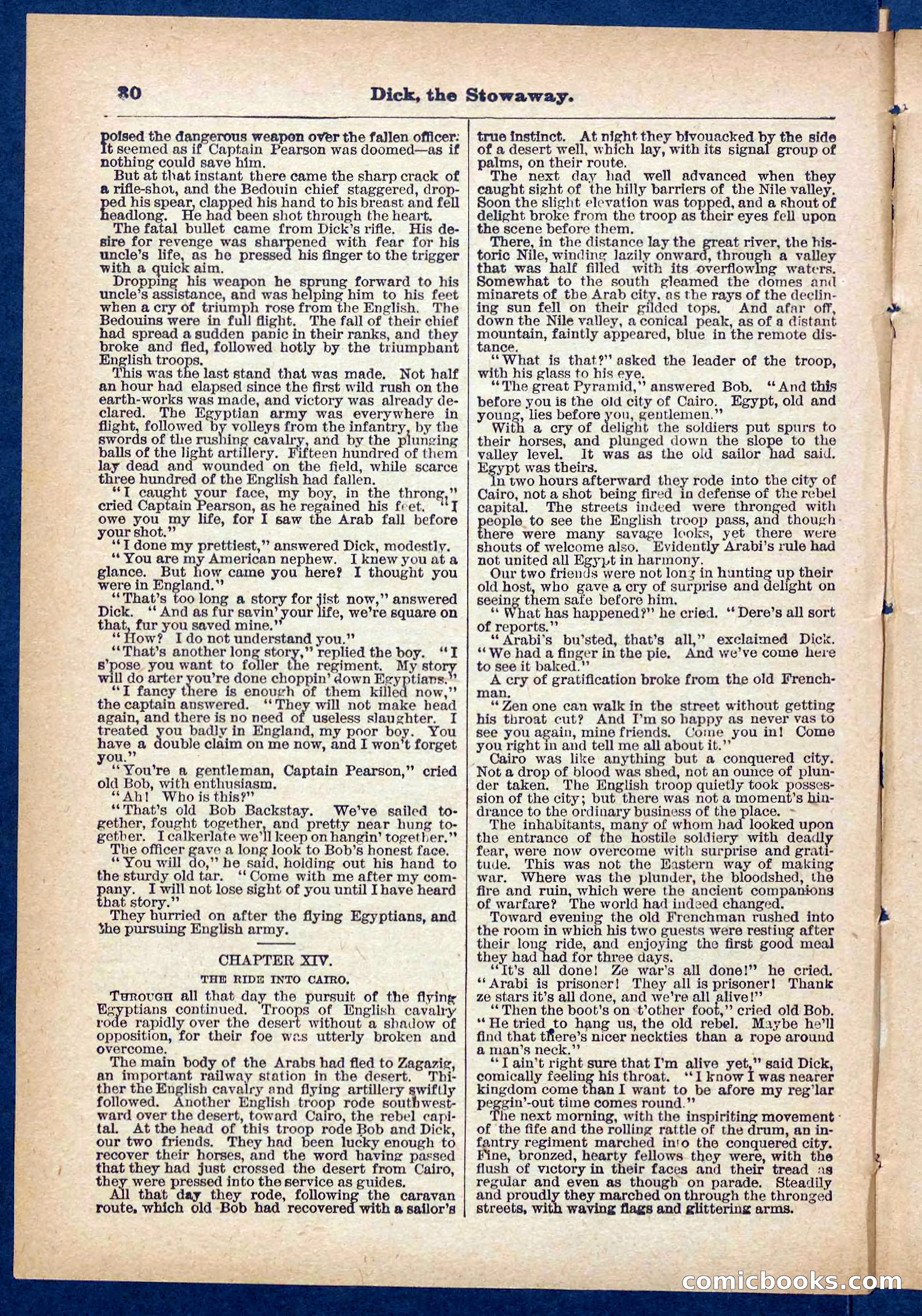 Beadle's Pocket Library No. 379: Dick, the Stowaway — page 30 of 32