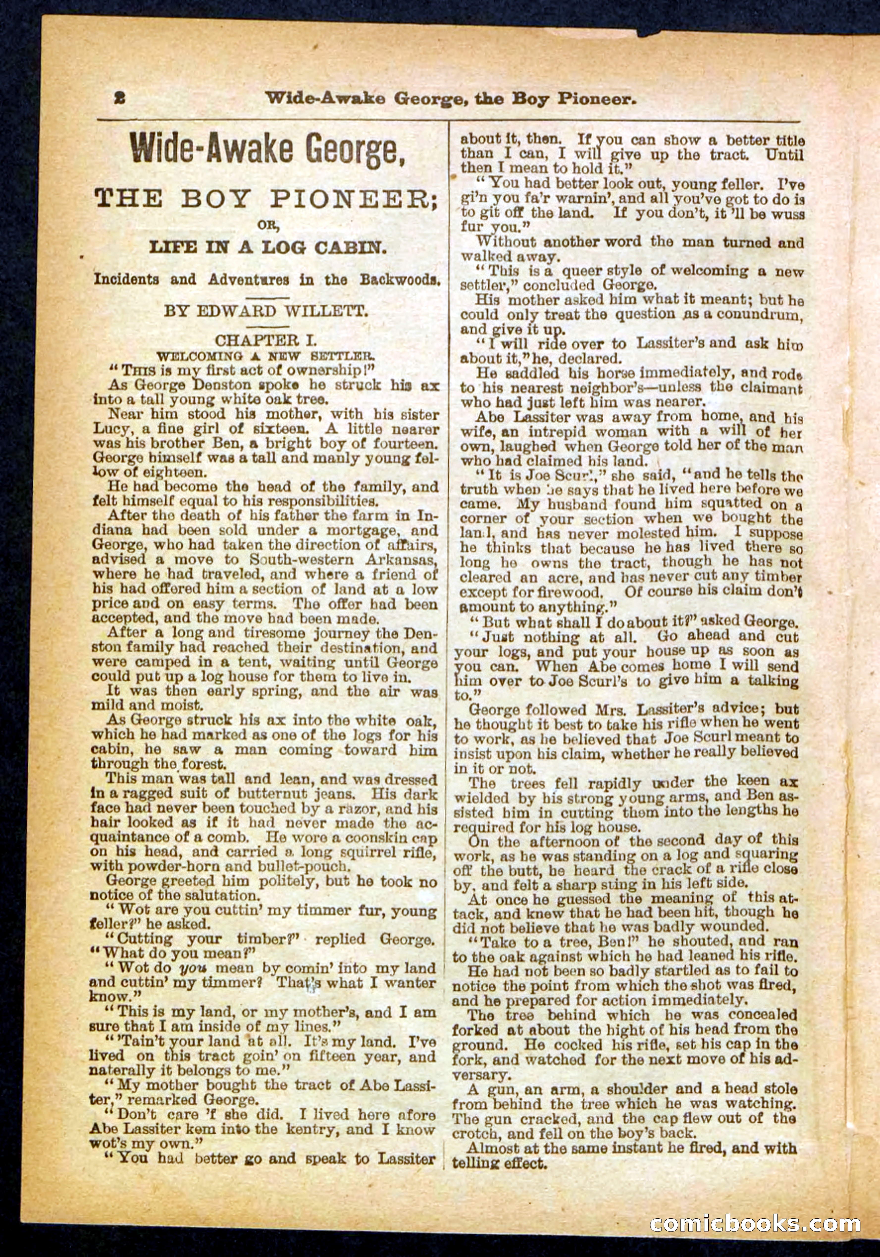 Beadle's Pocket Library No. 382 — page 2 of 32