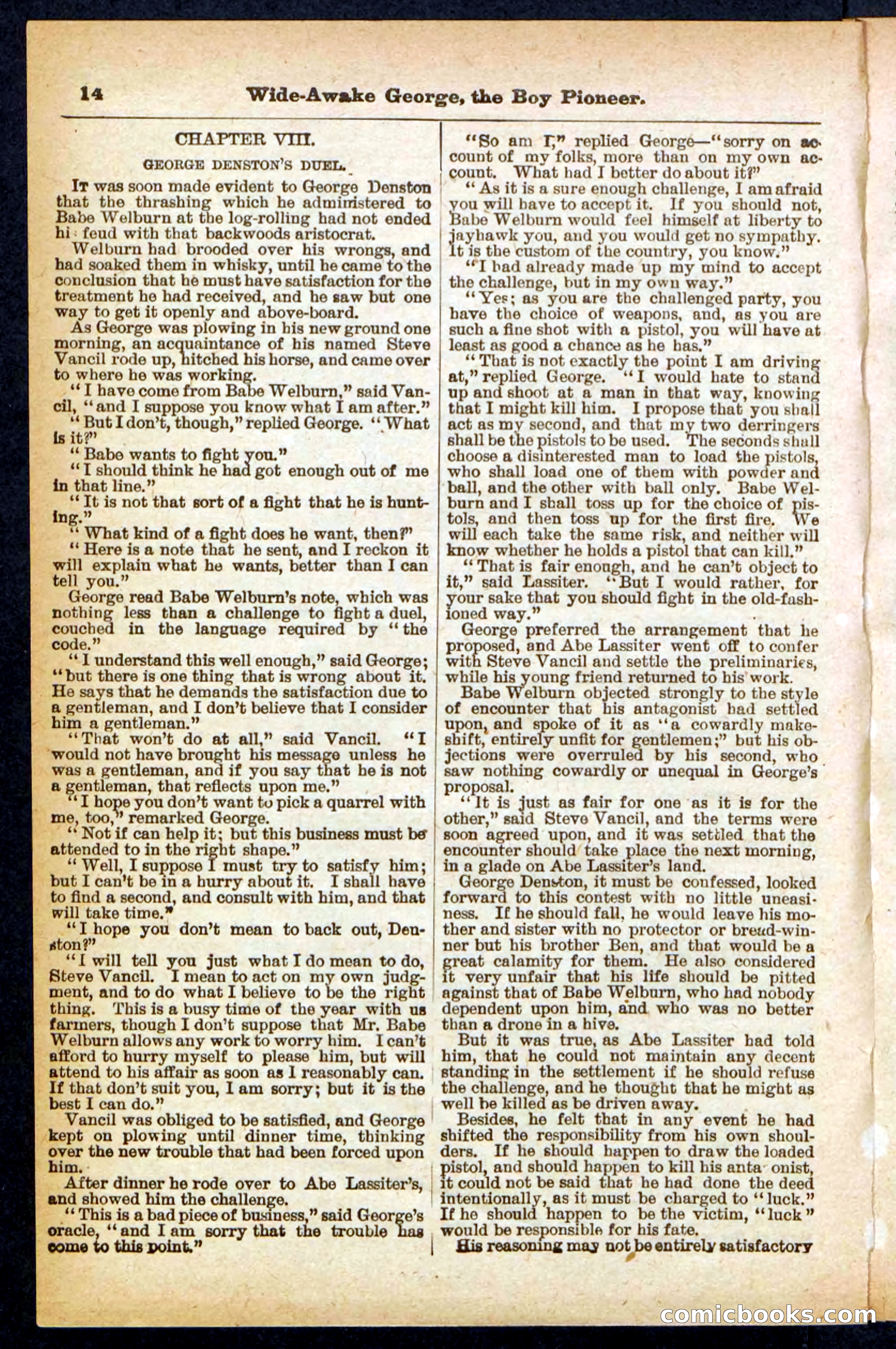 Beadle's Pocket Library No. 382 — page 14 of 32