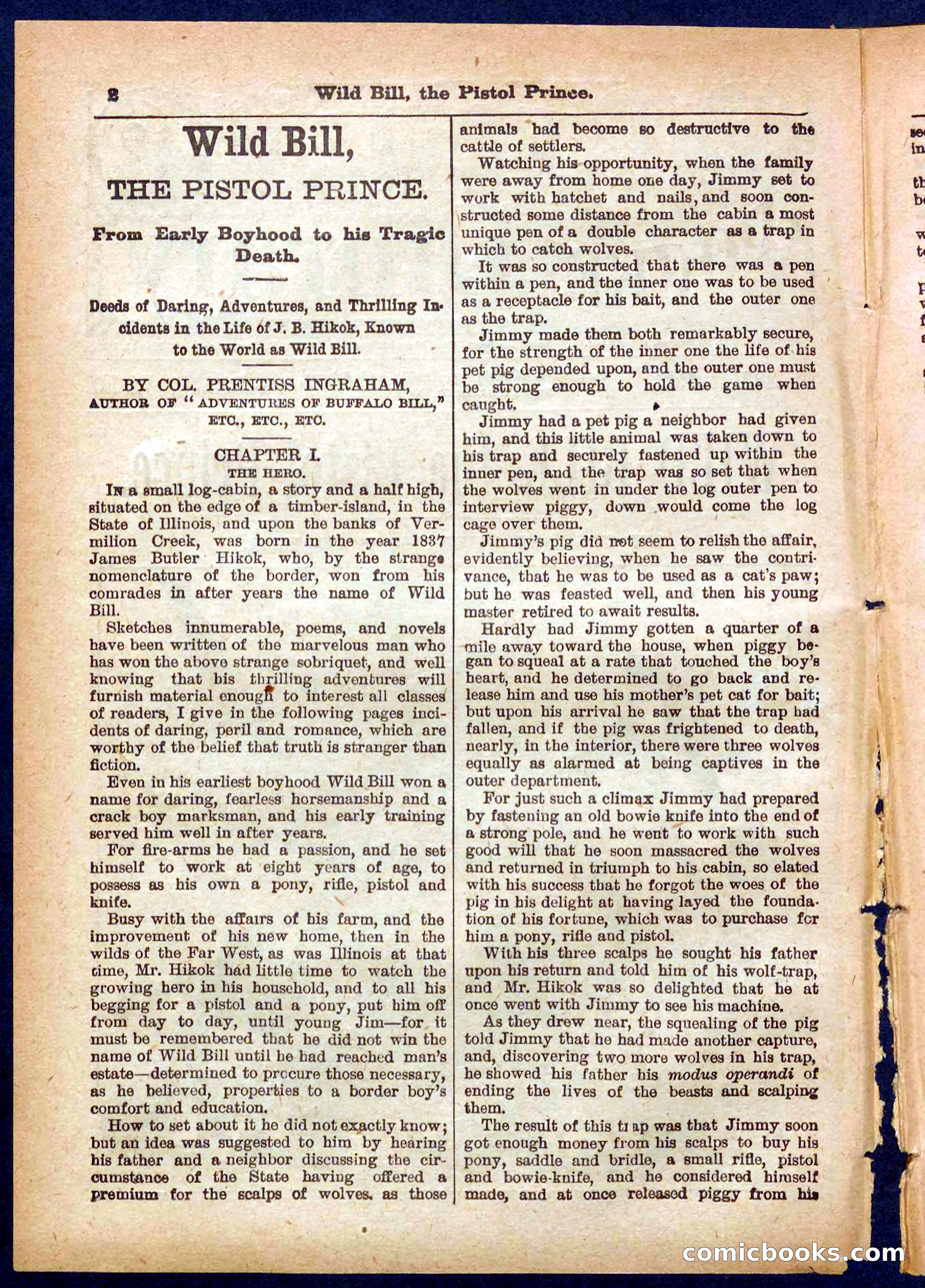 Beadle's Pocket Library No. 383 — page 2 of 32