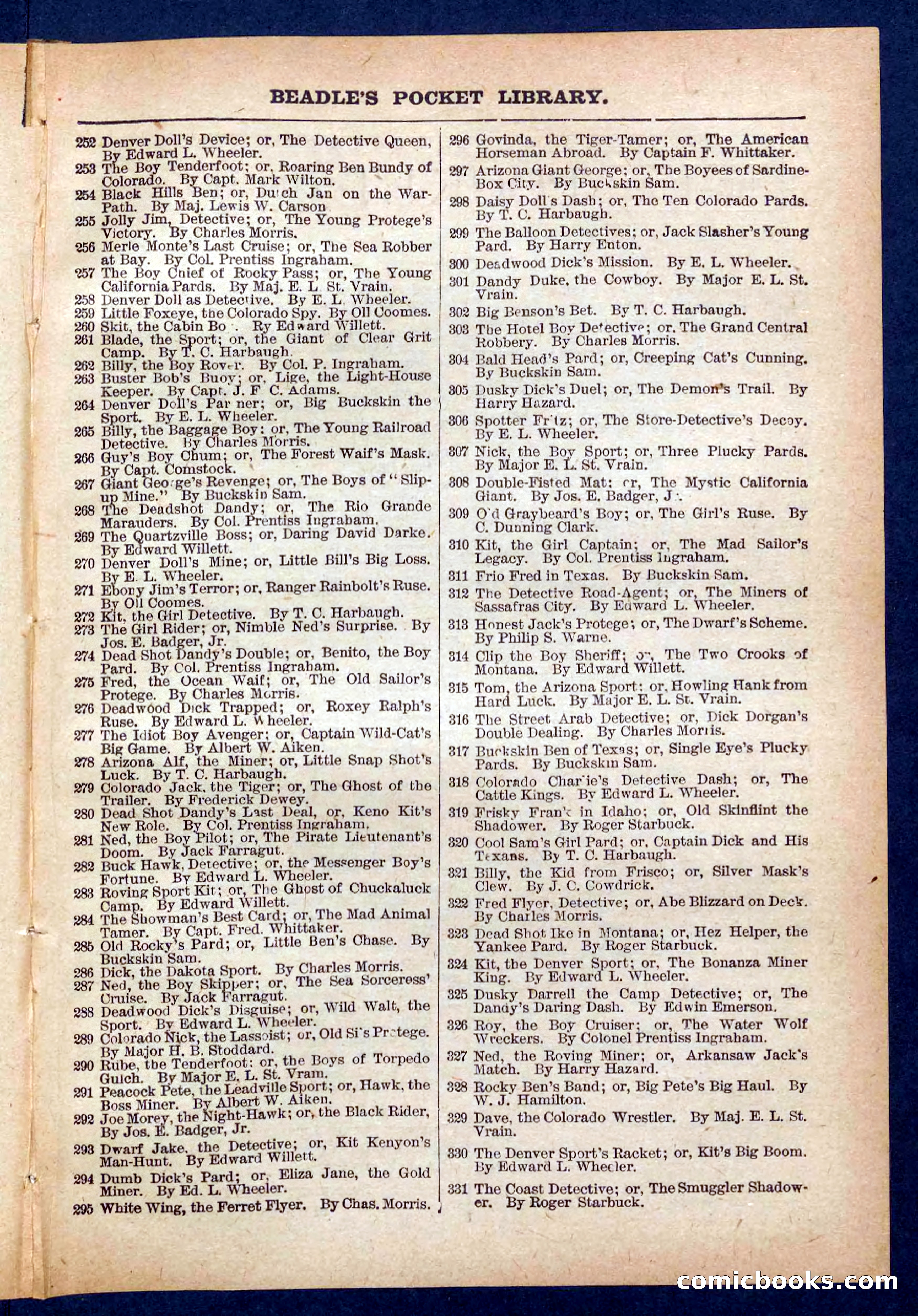 Beadle's Pocket Library No. 384: Brimstone Bill's Booty — page 31 of 32