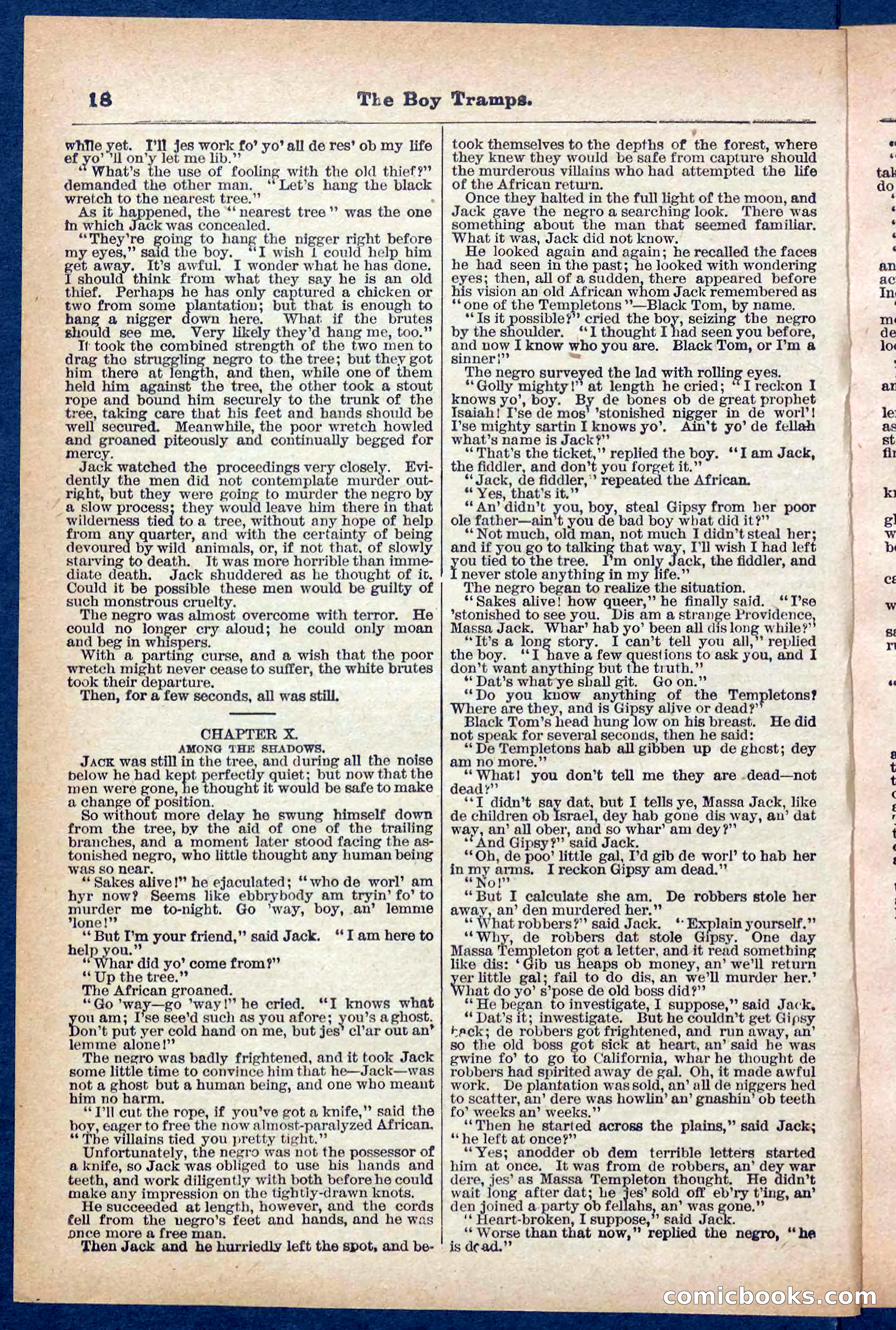 Beadle's Pocket Library No. 385: The Boy Tramps — page 18 of 32