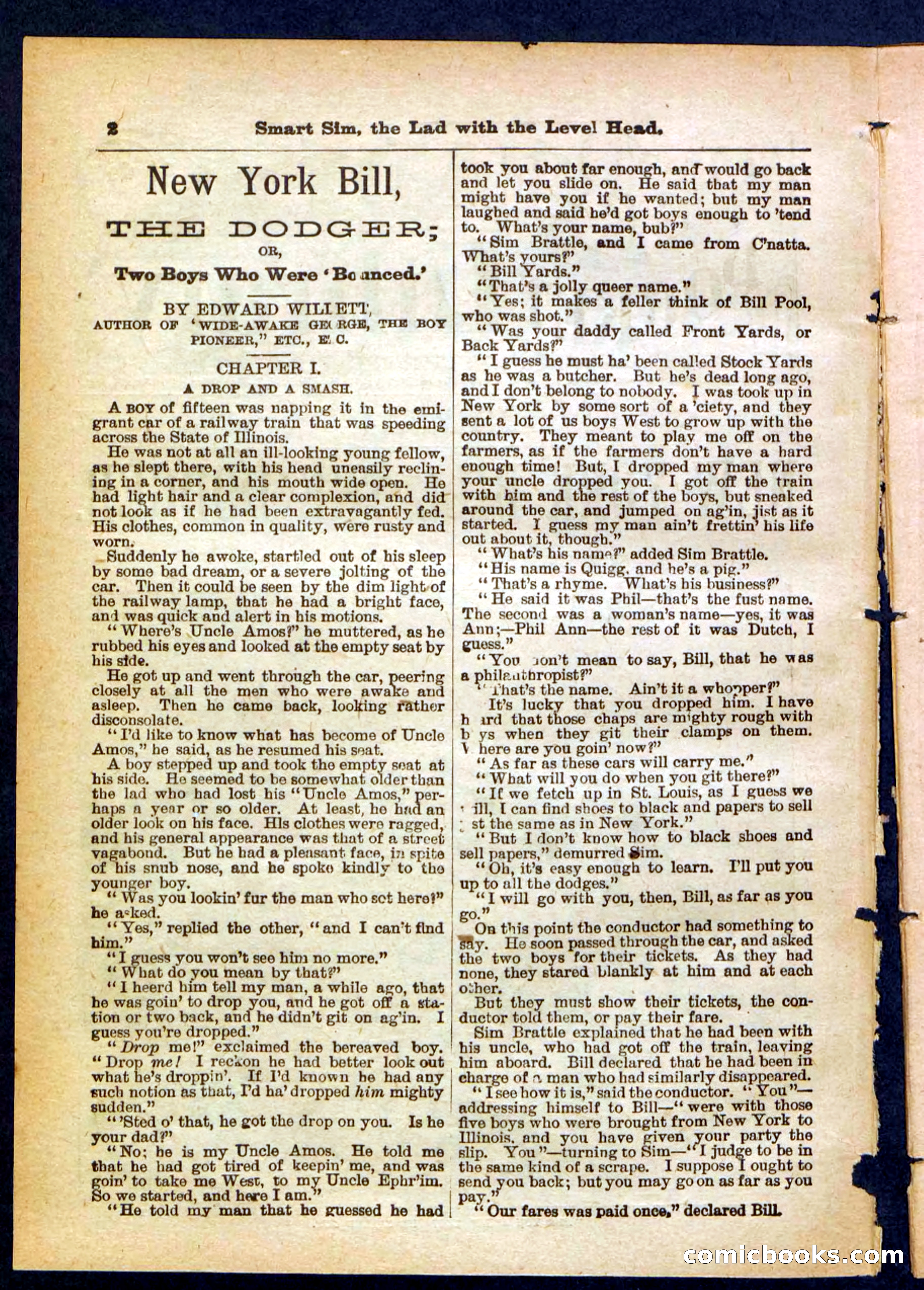 New York Bill, the Dodger — page 2 of 32
