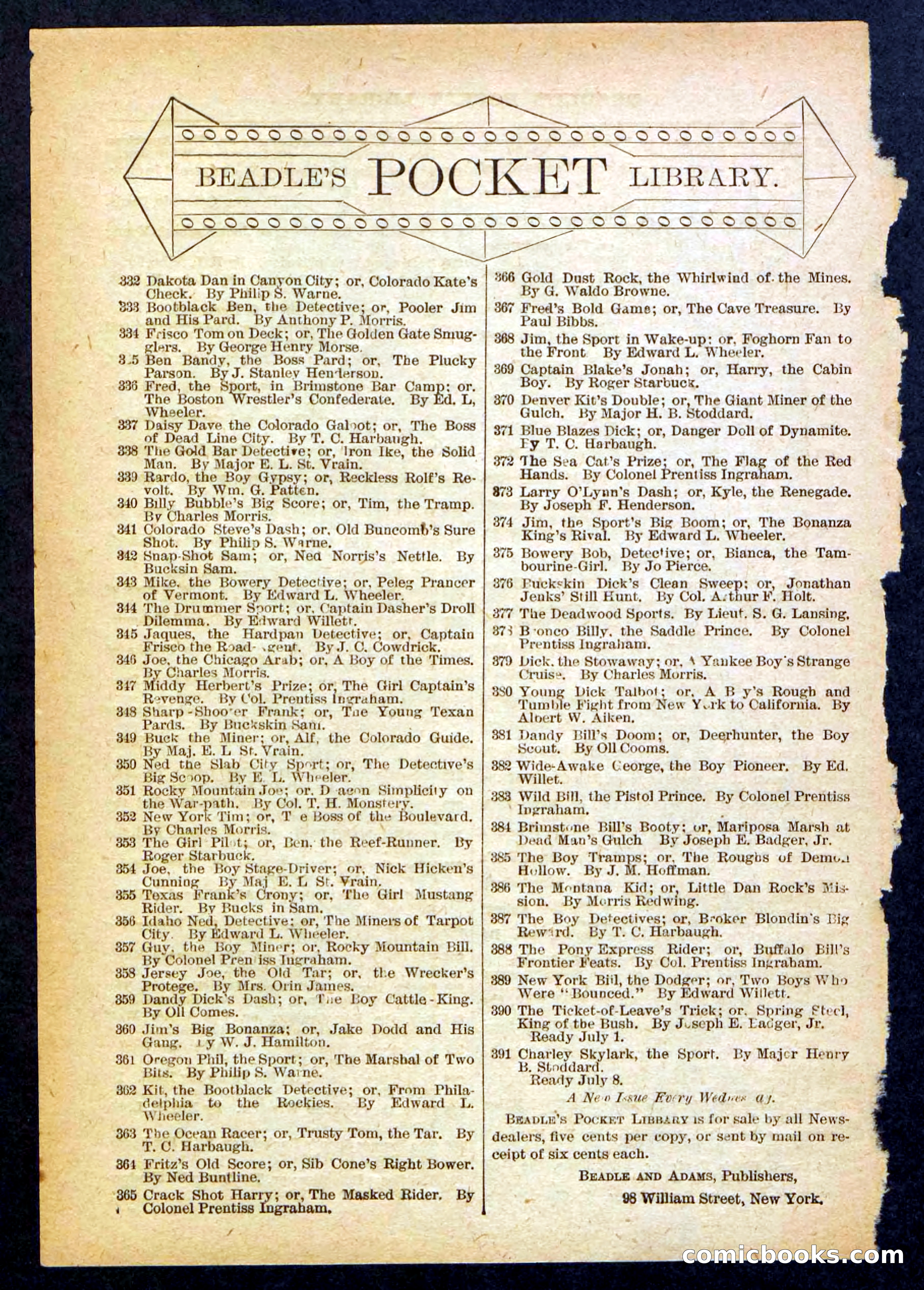 New York Bill, the Dodger — page 32 of 32