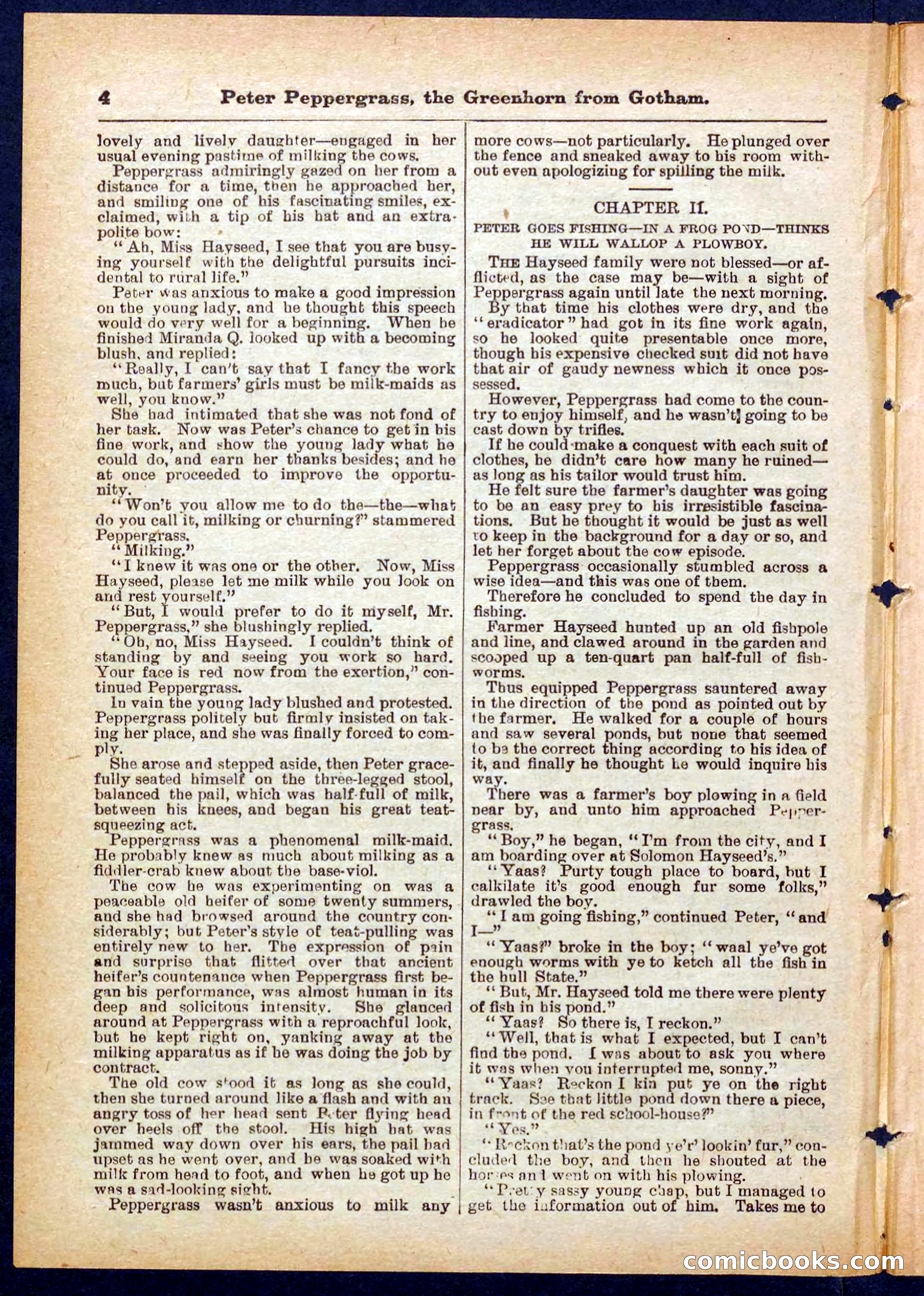 Peter, the Dandy Greenhorn — page 4 of 32