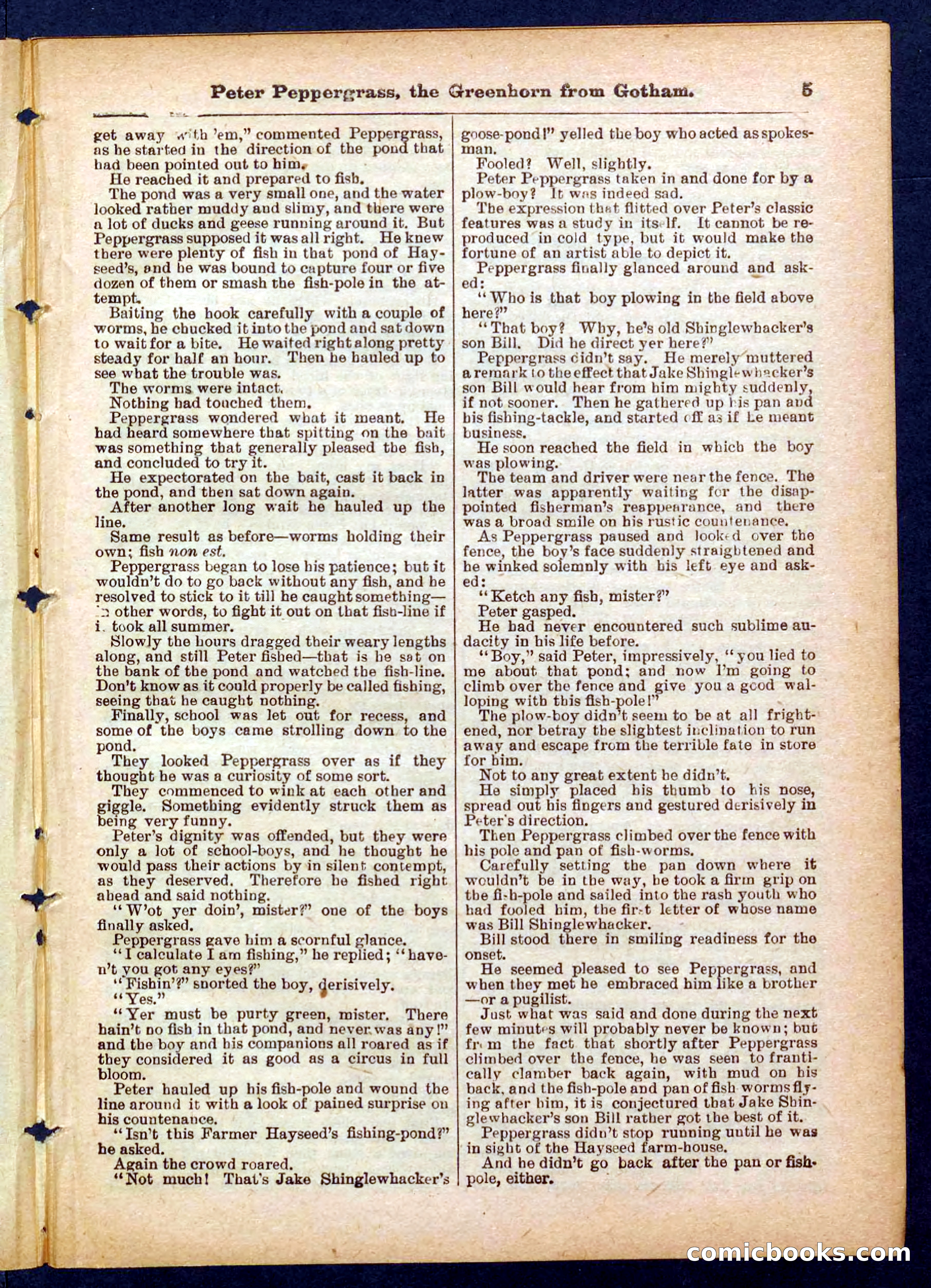 Peter, the Dandy Greenhorn — page 5 of 32
