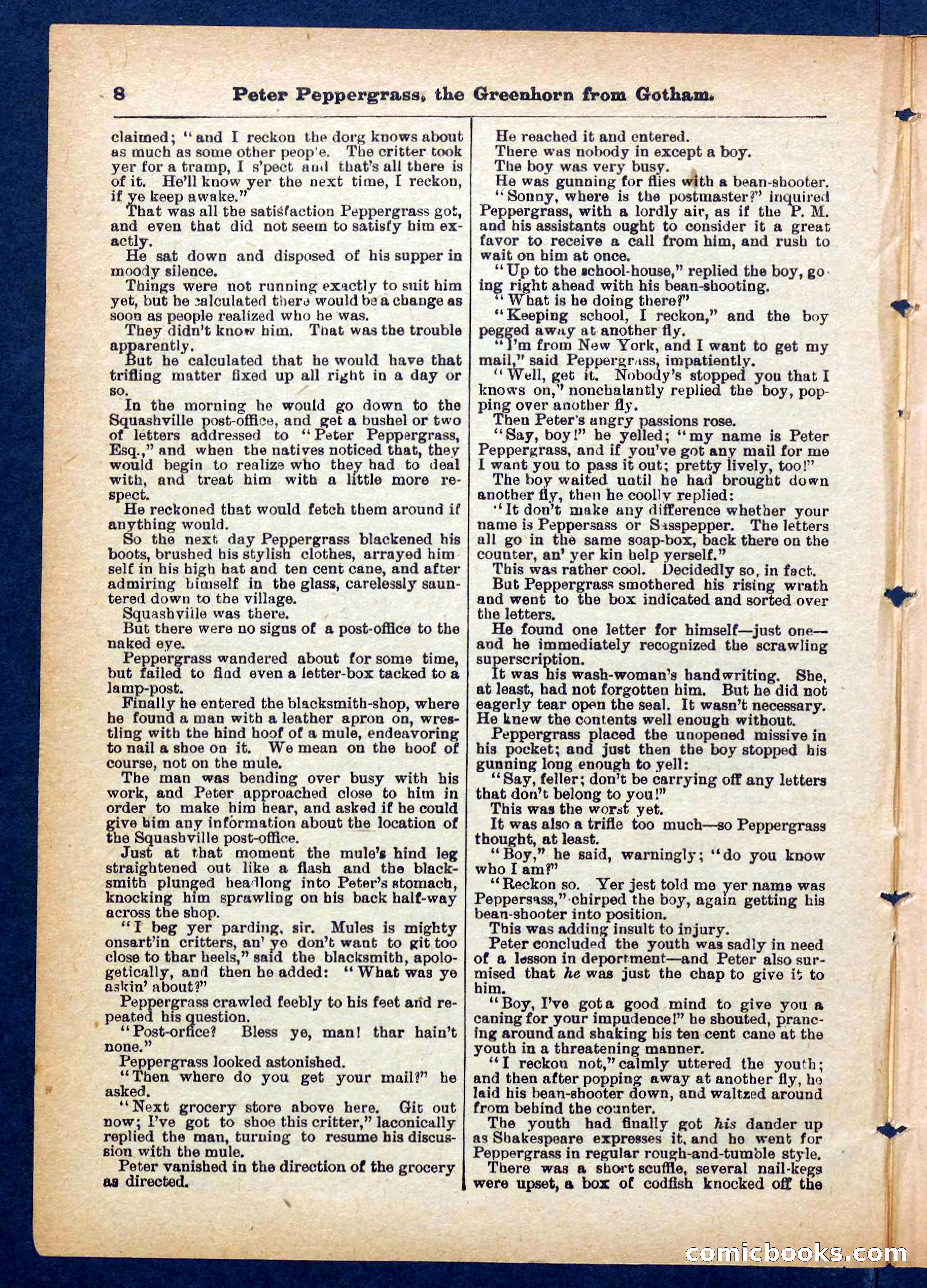 Peter, the Dandy Greenhorn — page 8 of 32