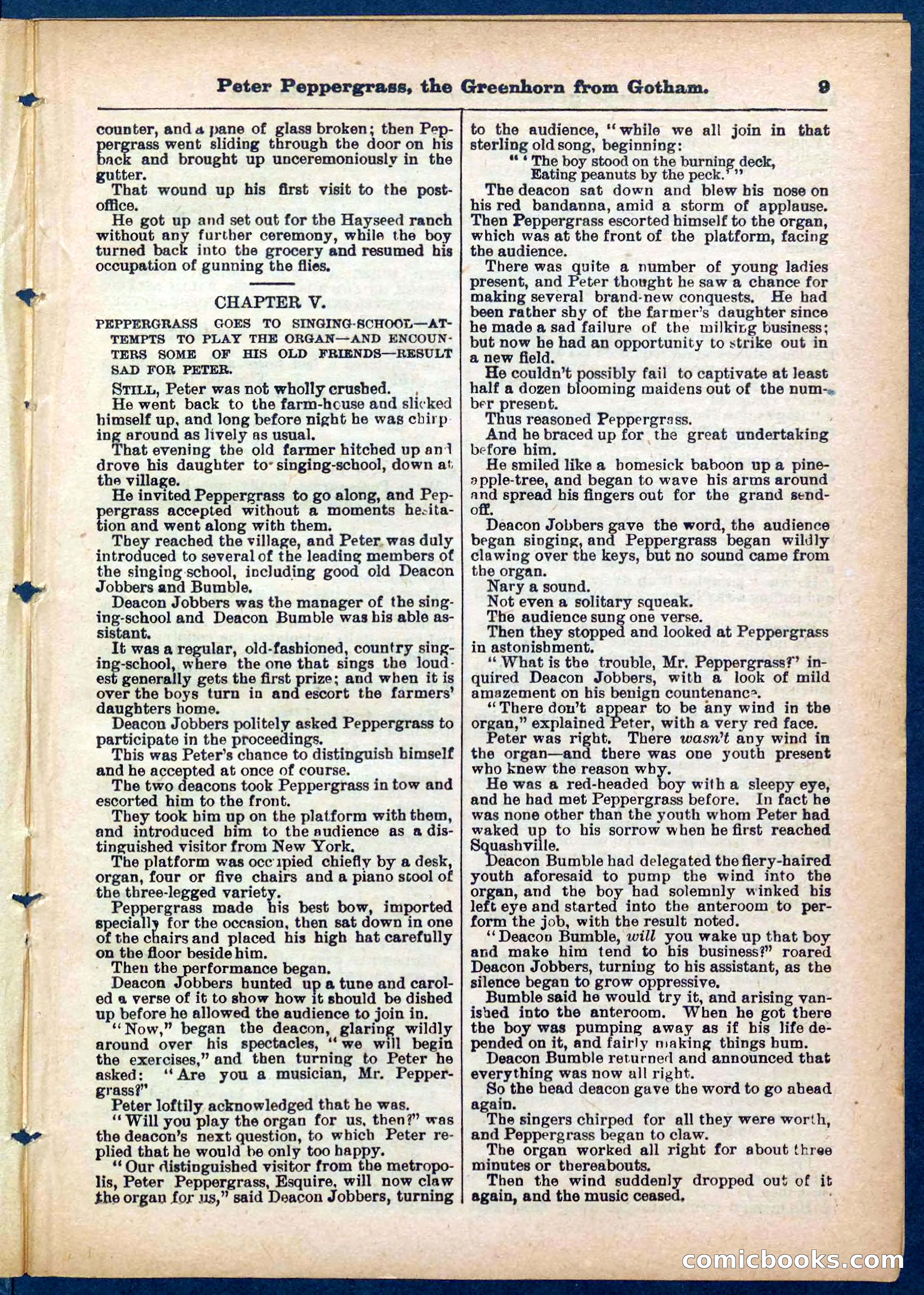 Peter, the Dandy Greenhorn — page 9 of 32