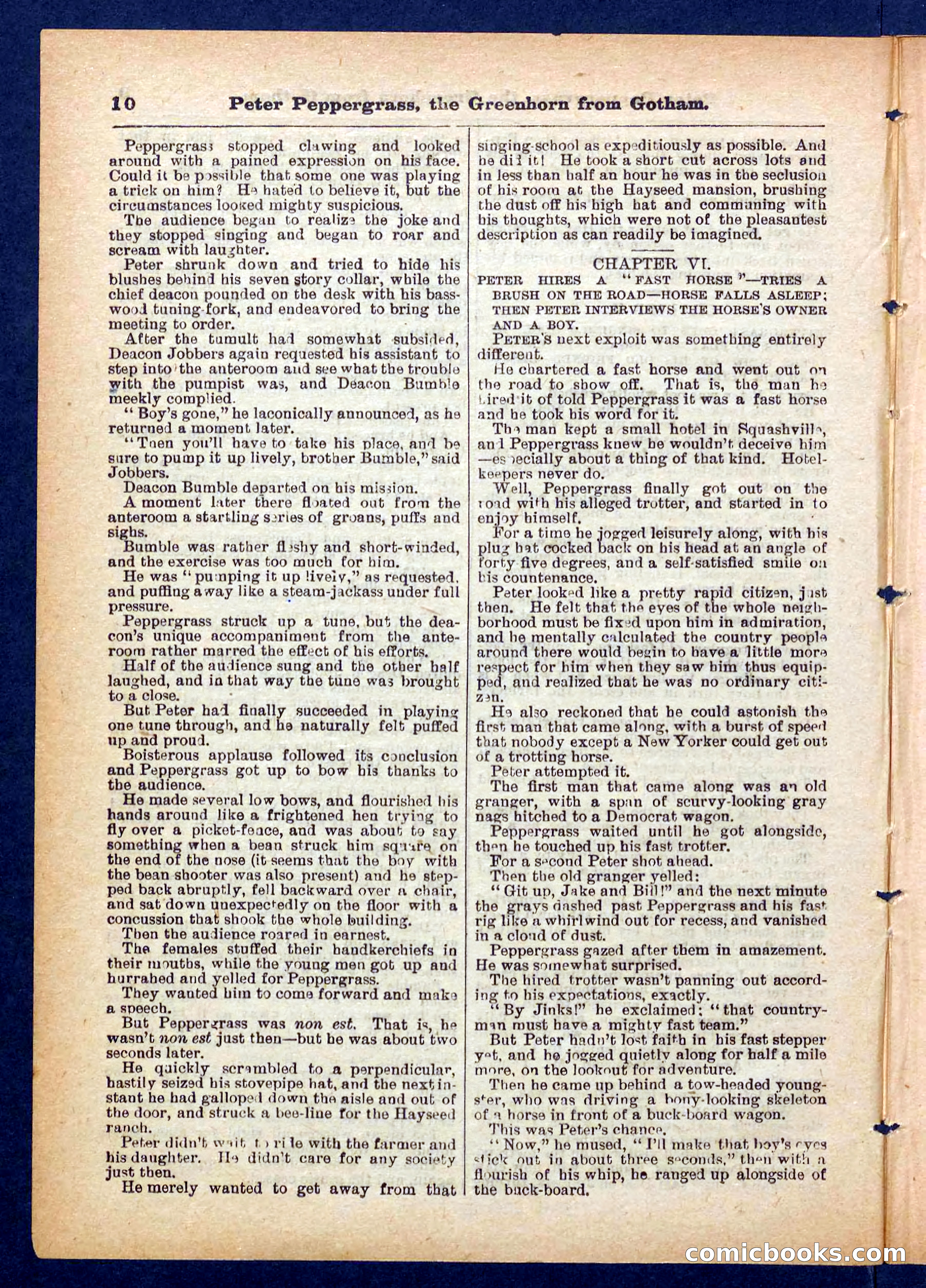 Peter, the Dandy Greenhorn — page 10 of 32
