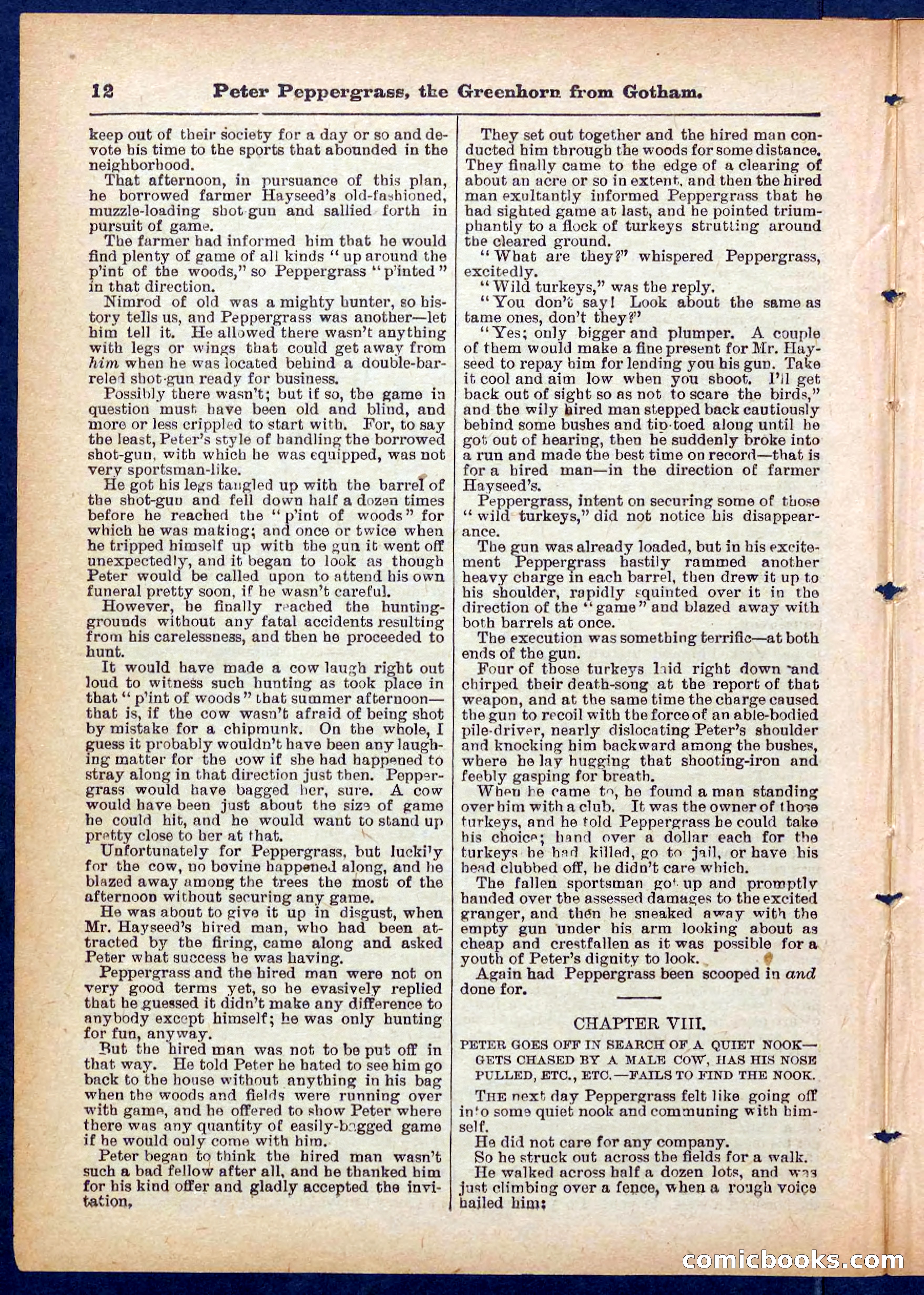 Peter, the Dandy Greenhorn — page 12 of 32