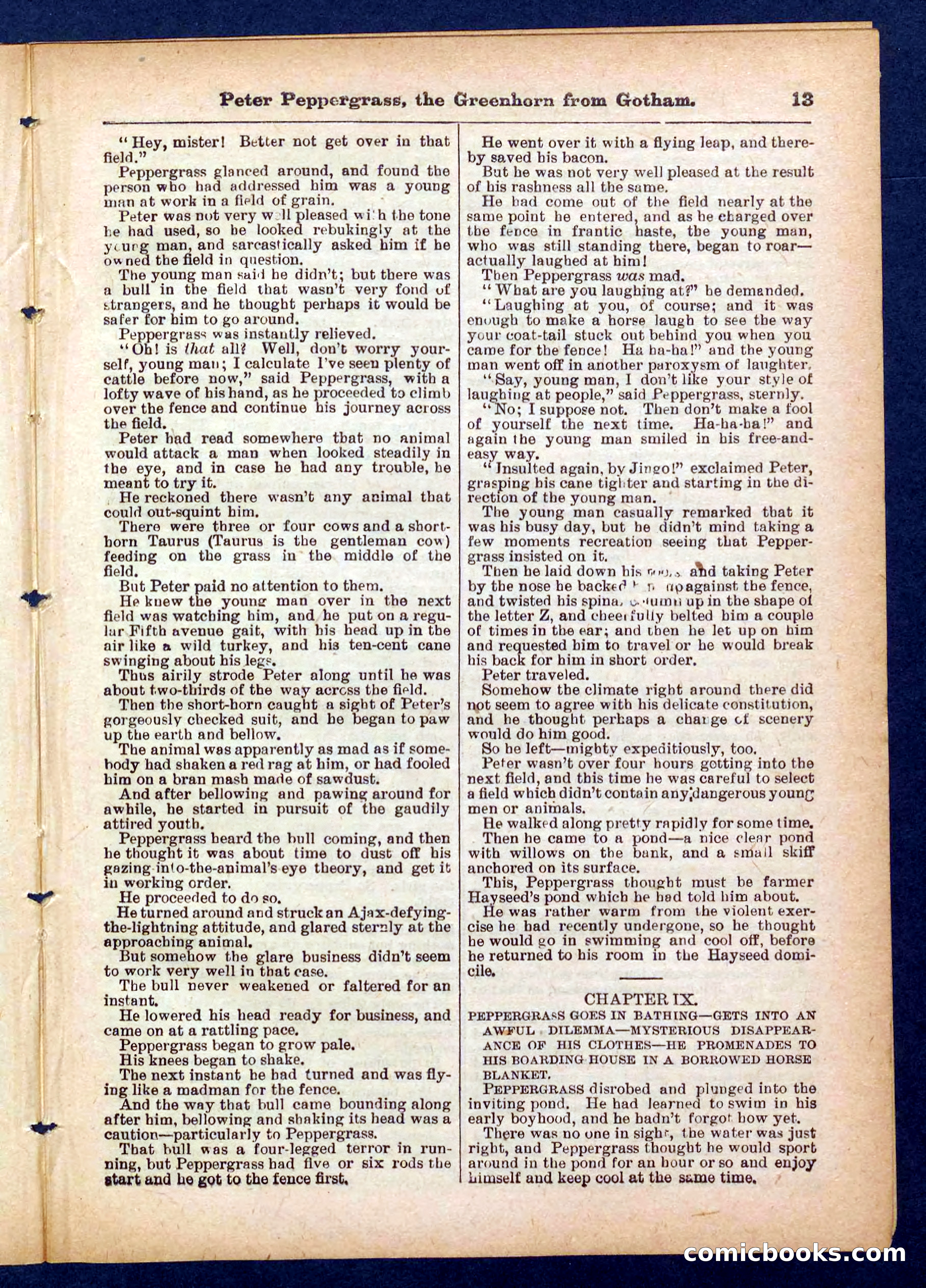 Peter, the Dandy Greenhorn — page 13 of 32