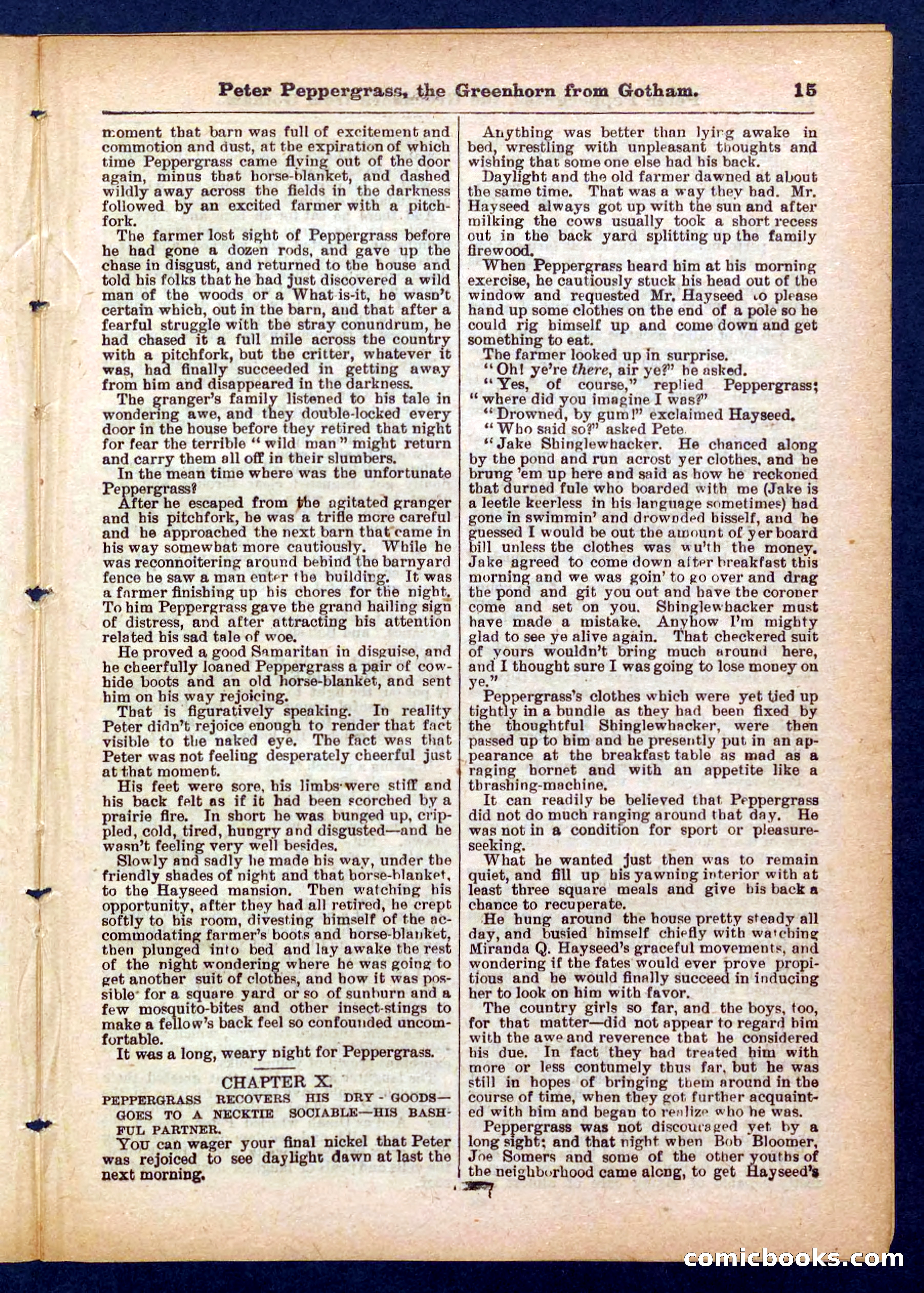 Peter, the Dandy Greenhorn — page 15 of 32