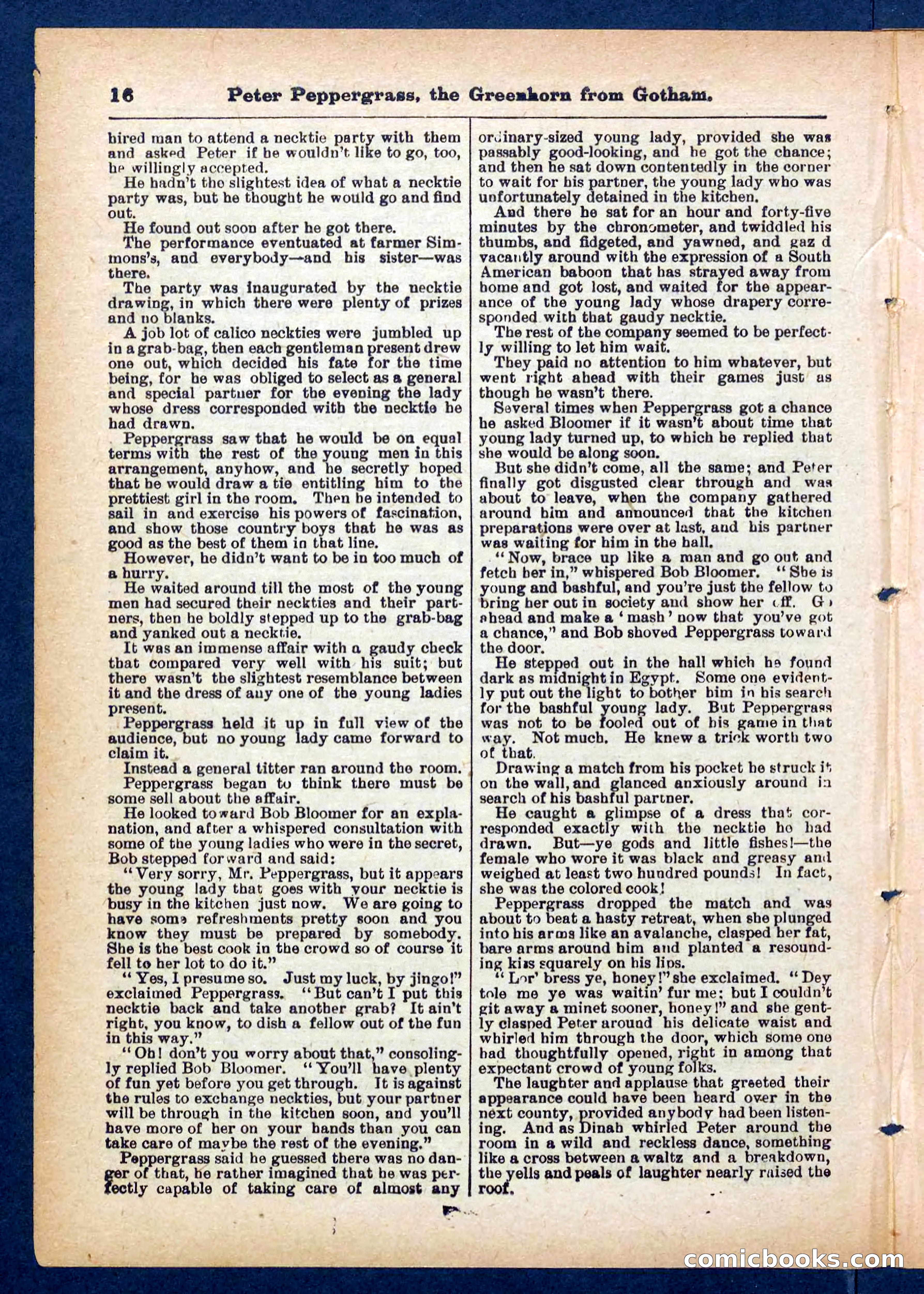 Peter, the Dandy Greenhorn — page 16 of 32