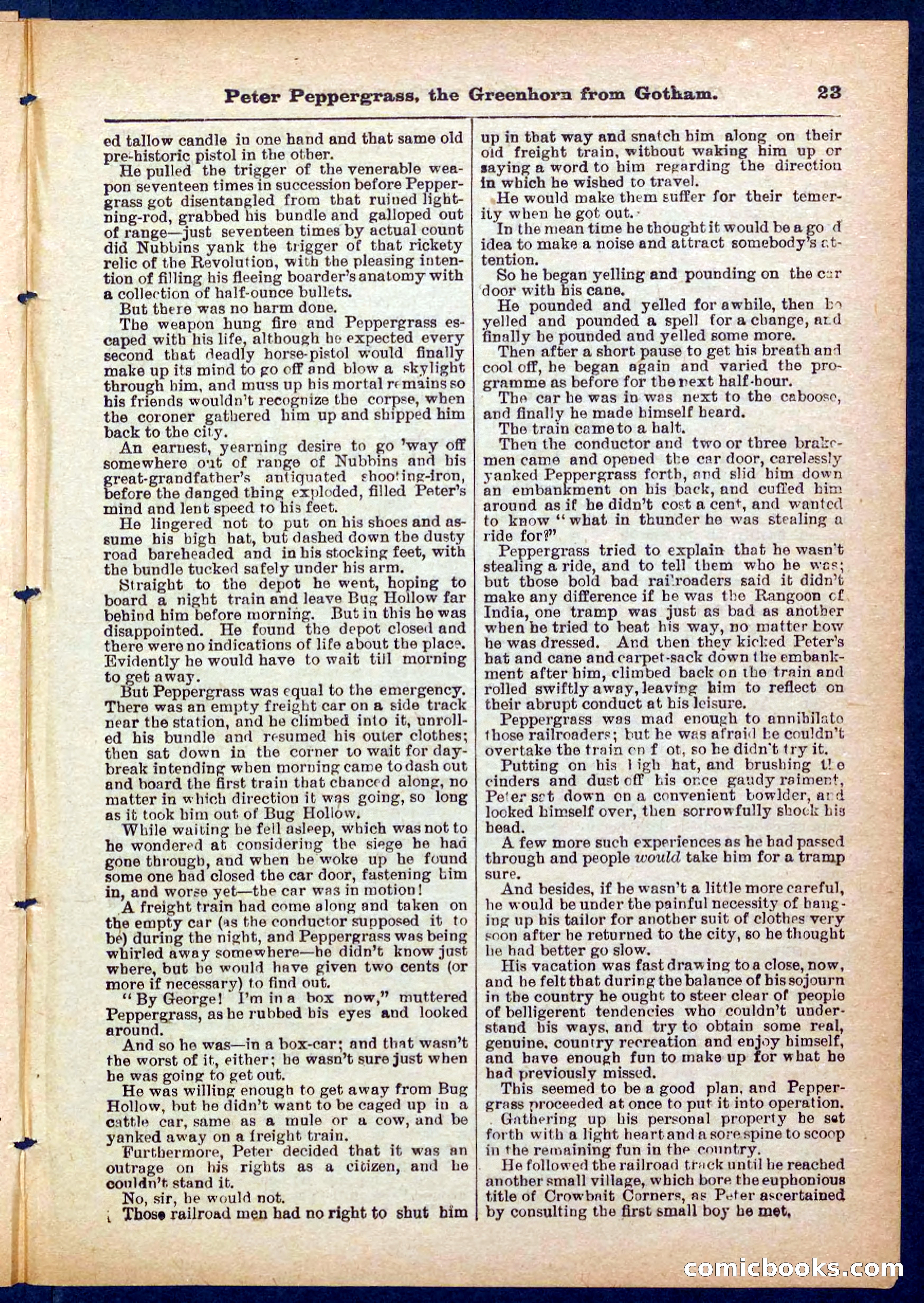 Peter, the Dandy Greenhorn — page 23 of 32