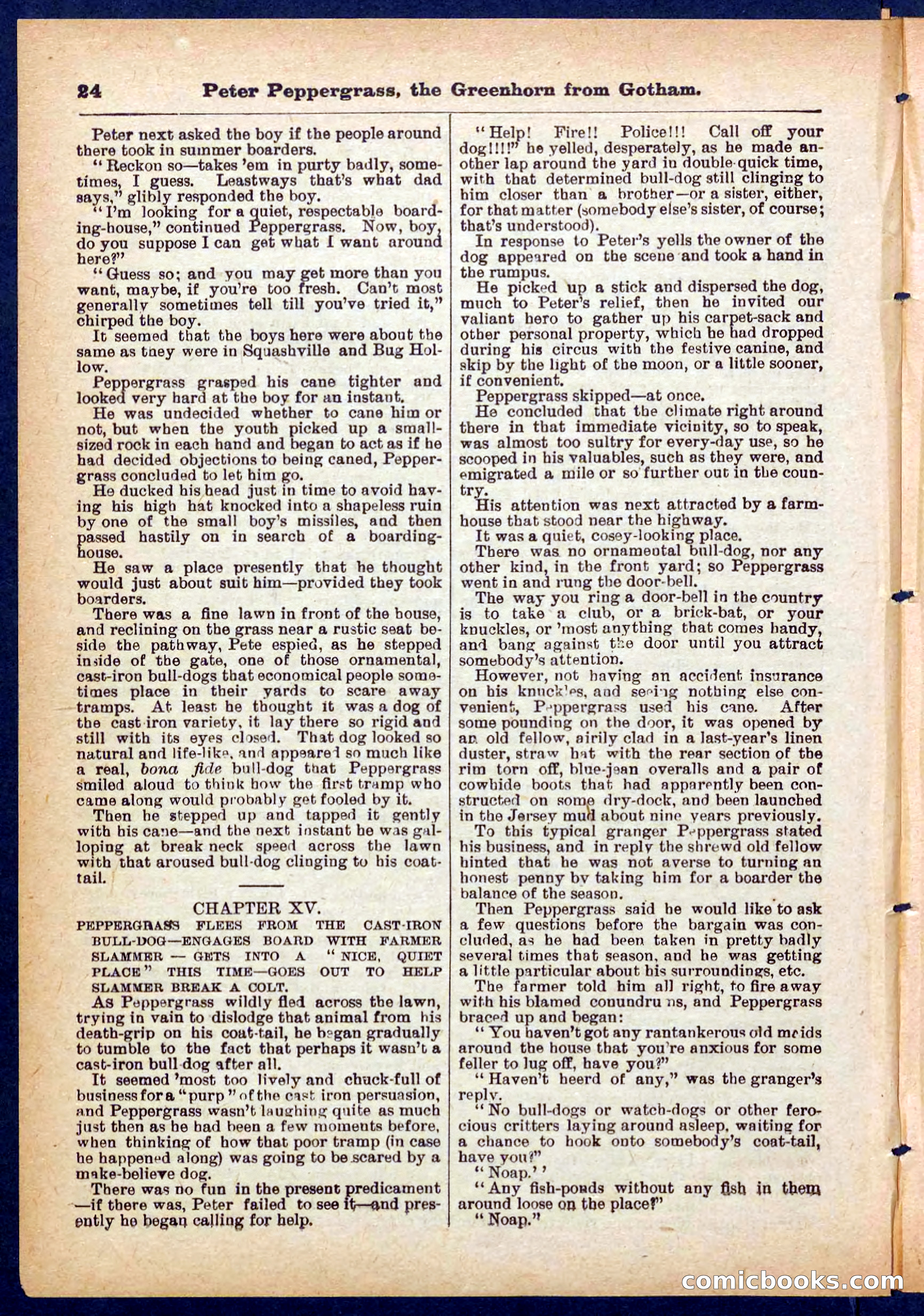 Peter, the Dandy Greenhorn — page 24 of 32
