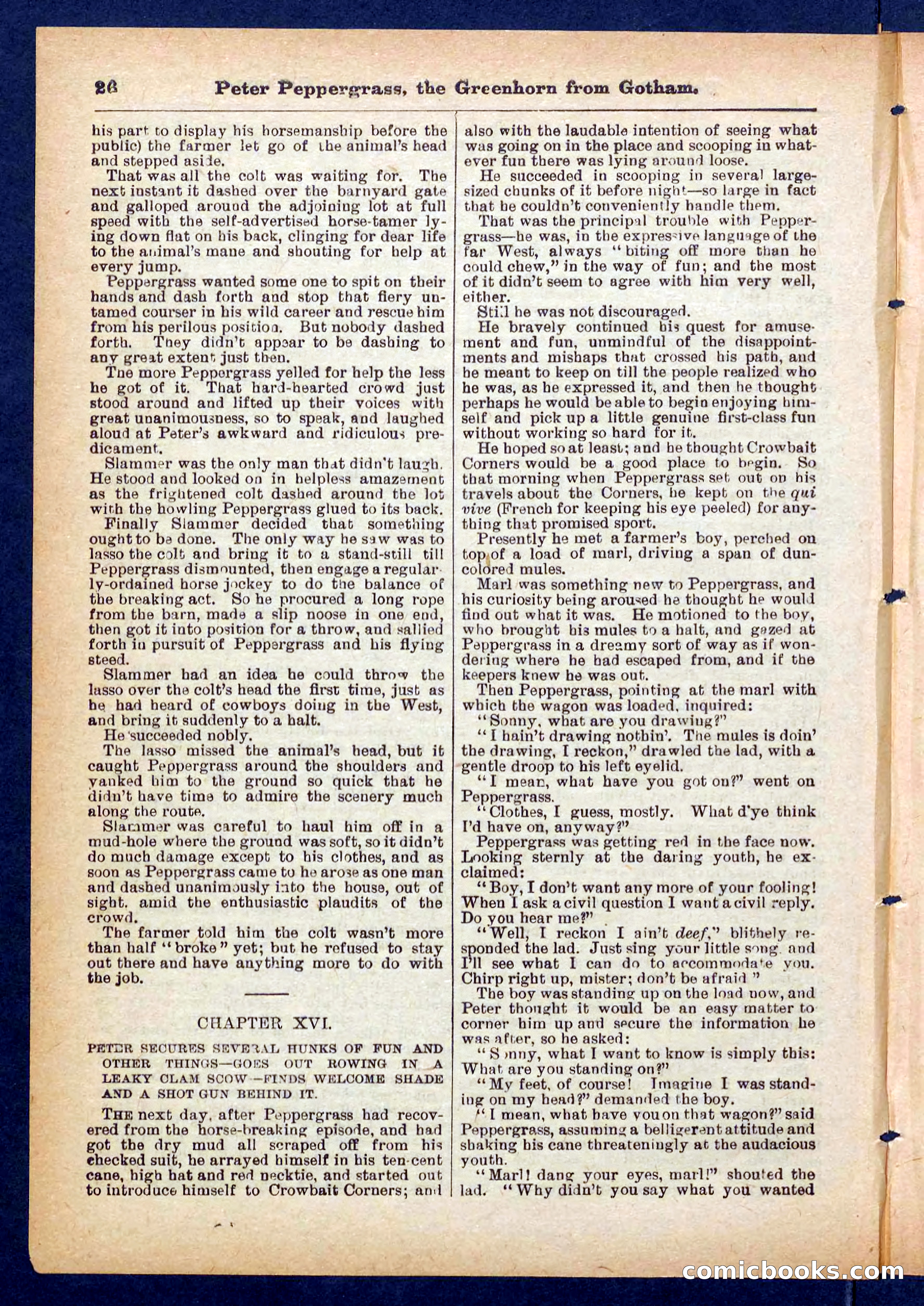 Peter, the Dandy Greenhorn — page 26 of 32