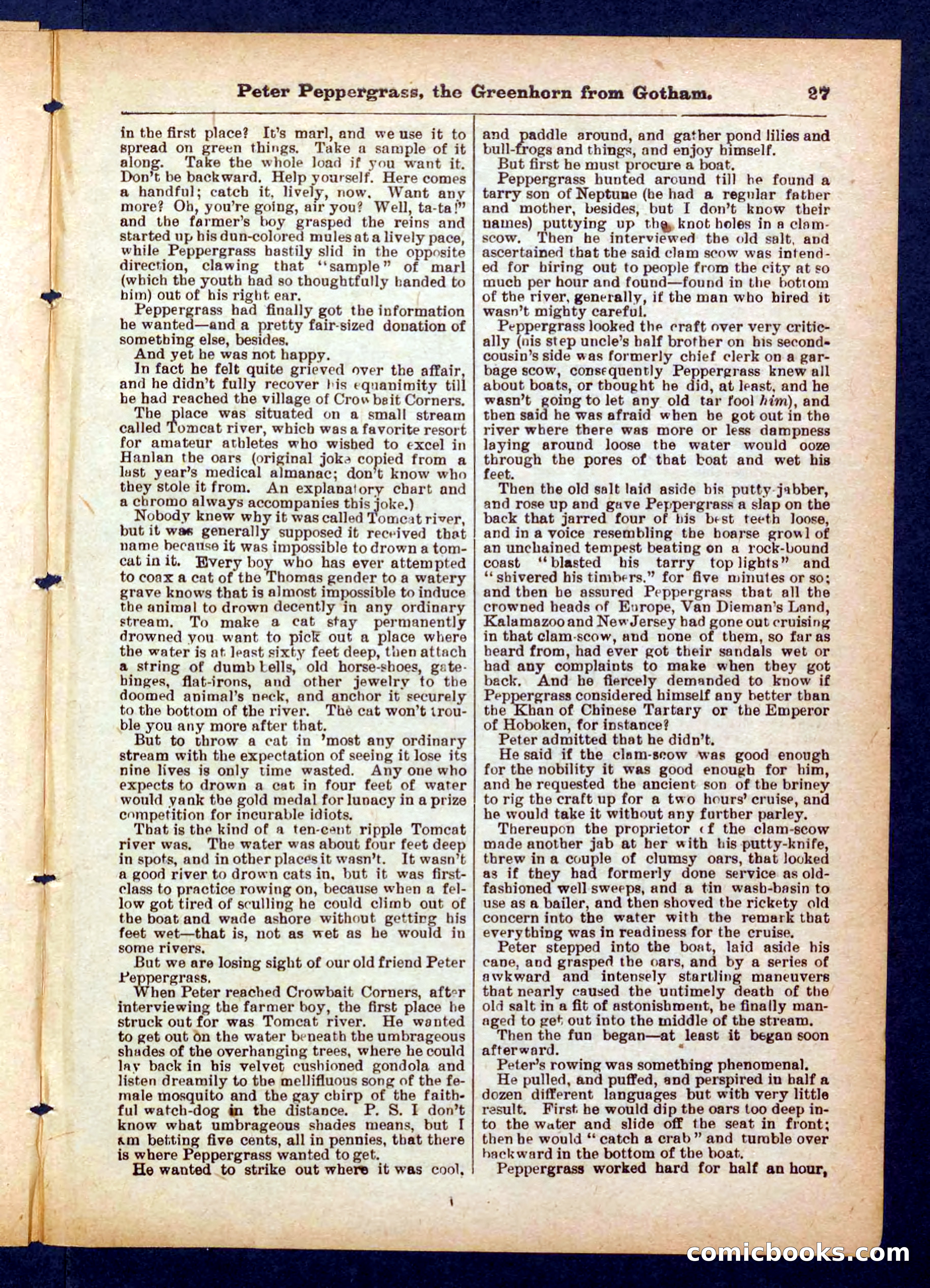 Peter, the Dandy Greenhorn — page 27 of 32