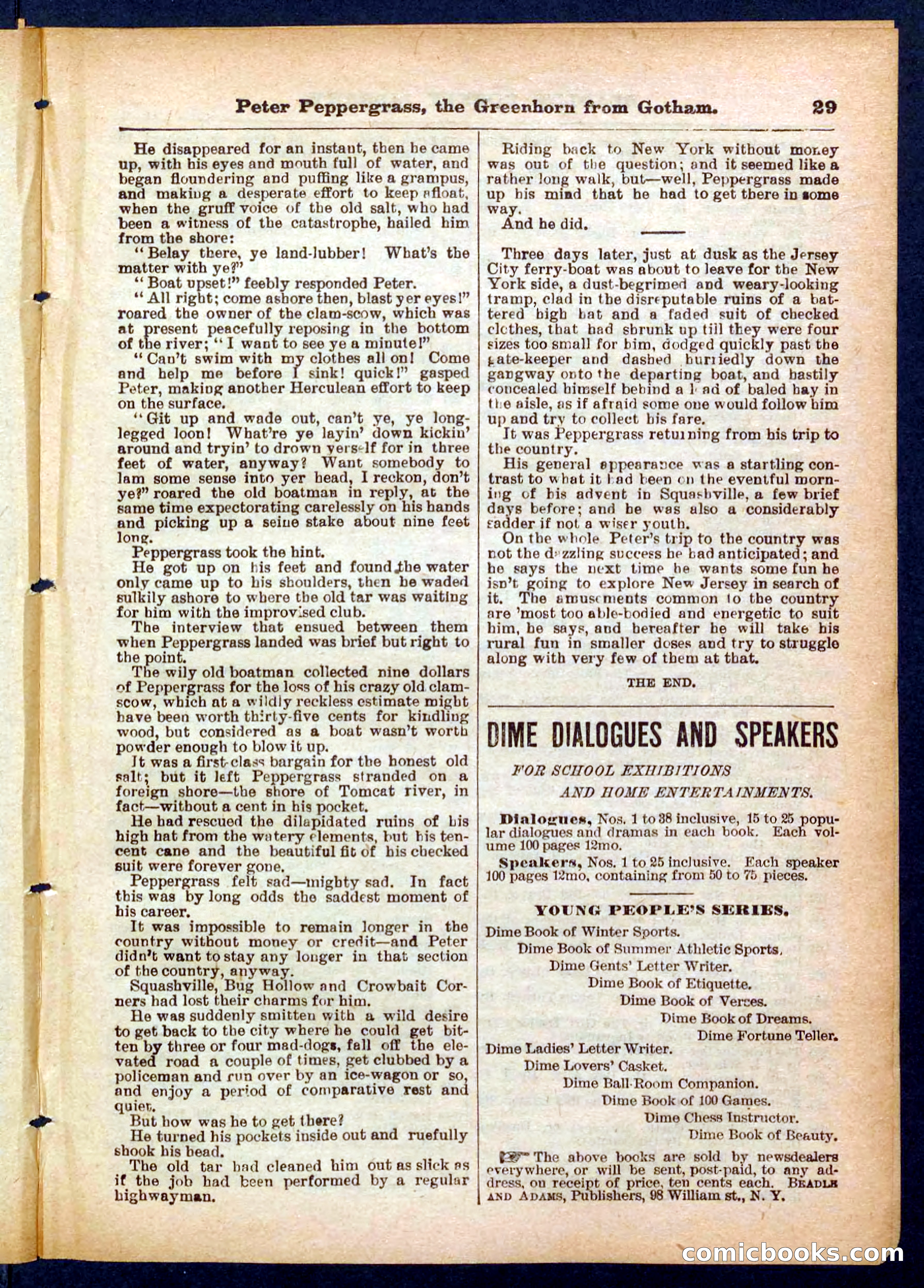 Peter, the Dandy Greenhorn — page 29 of 32