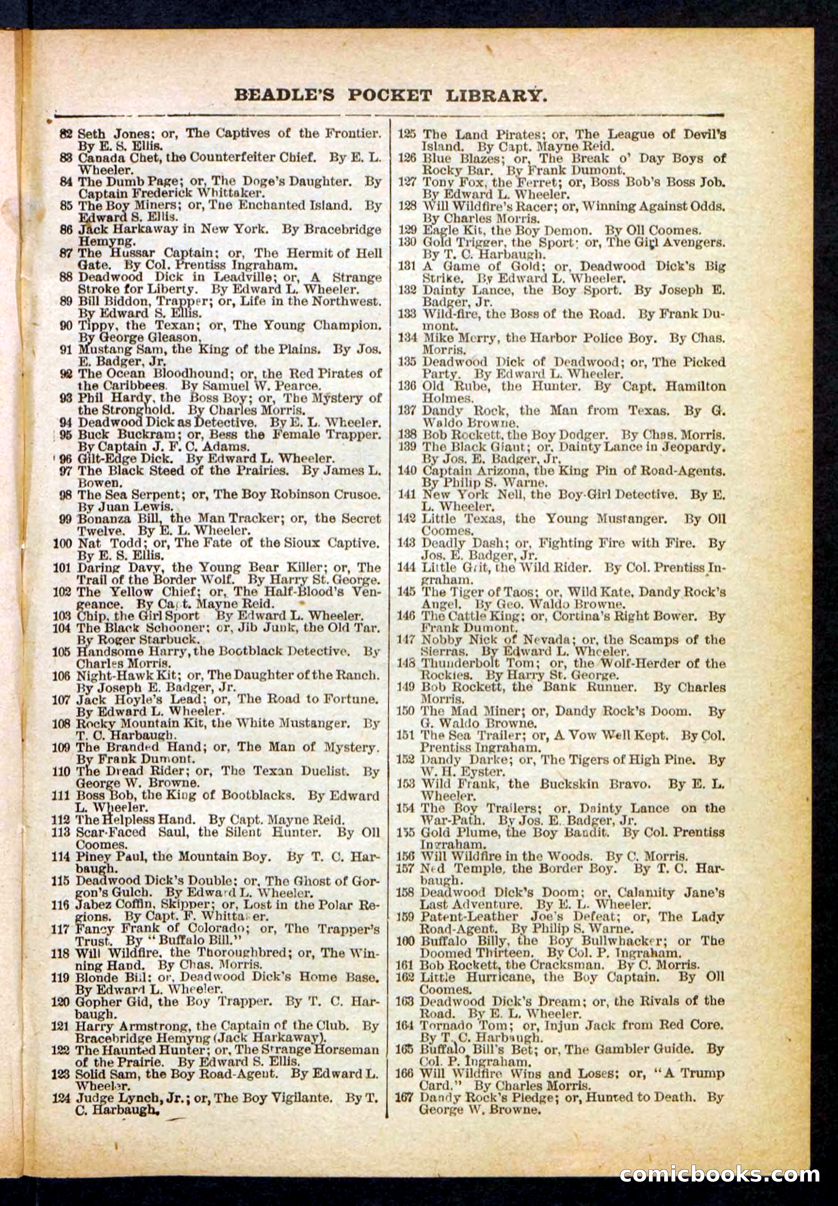 Beadle's Pocket Library No. 398 — page 29 of 32