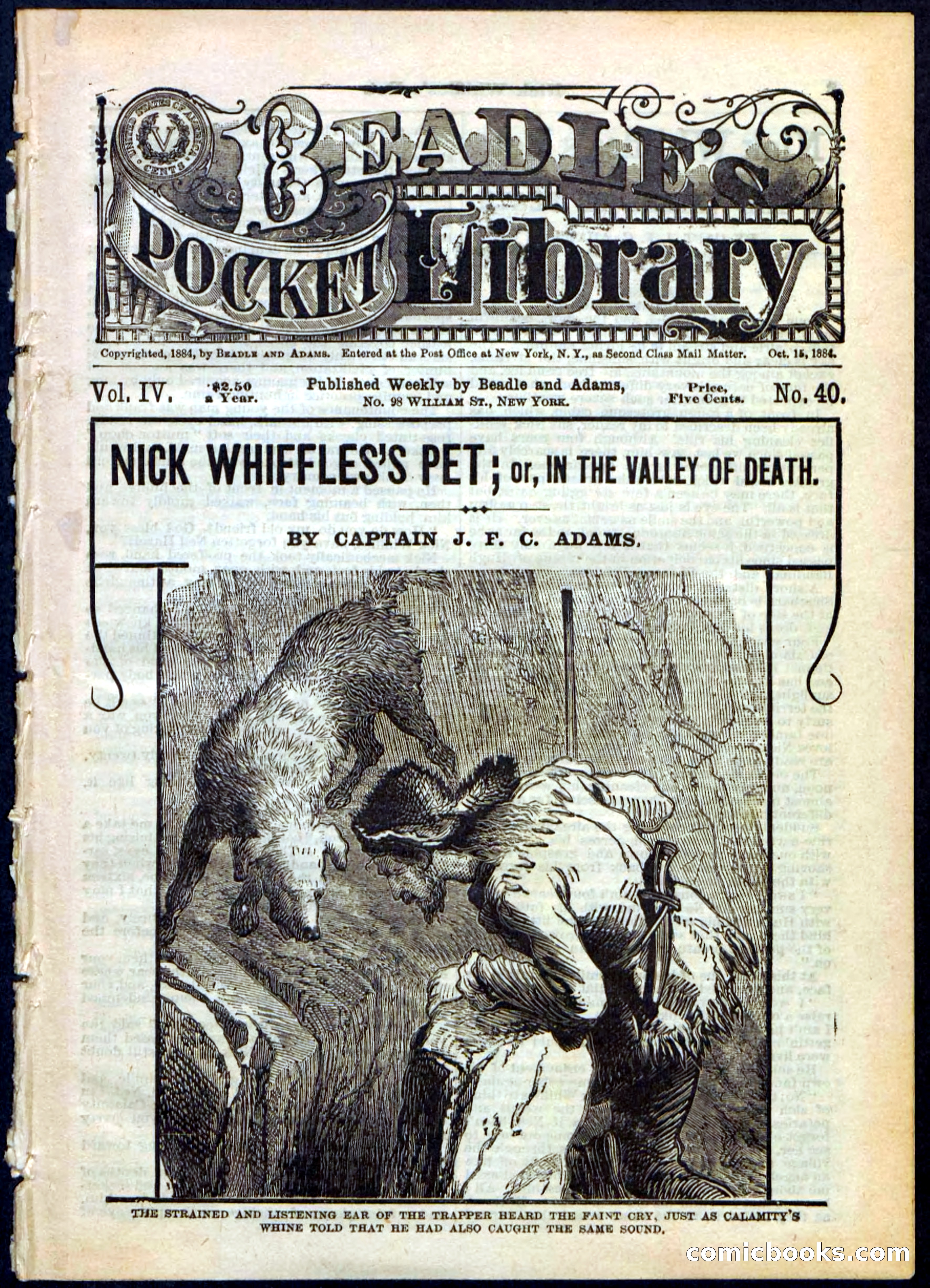 Beadle's Pocket Library, No. 40