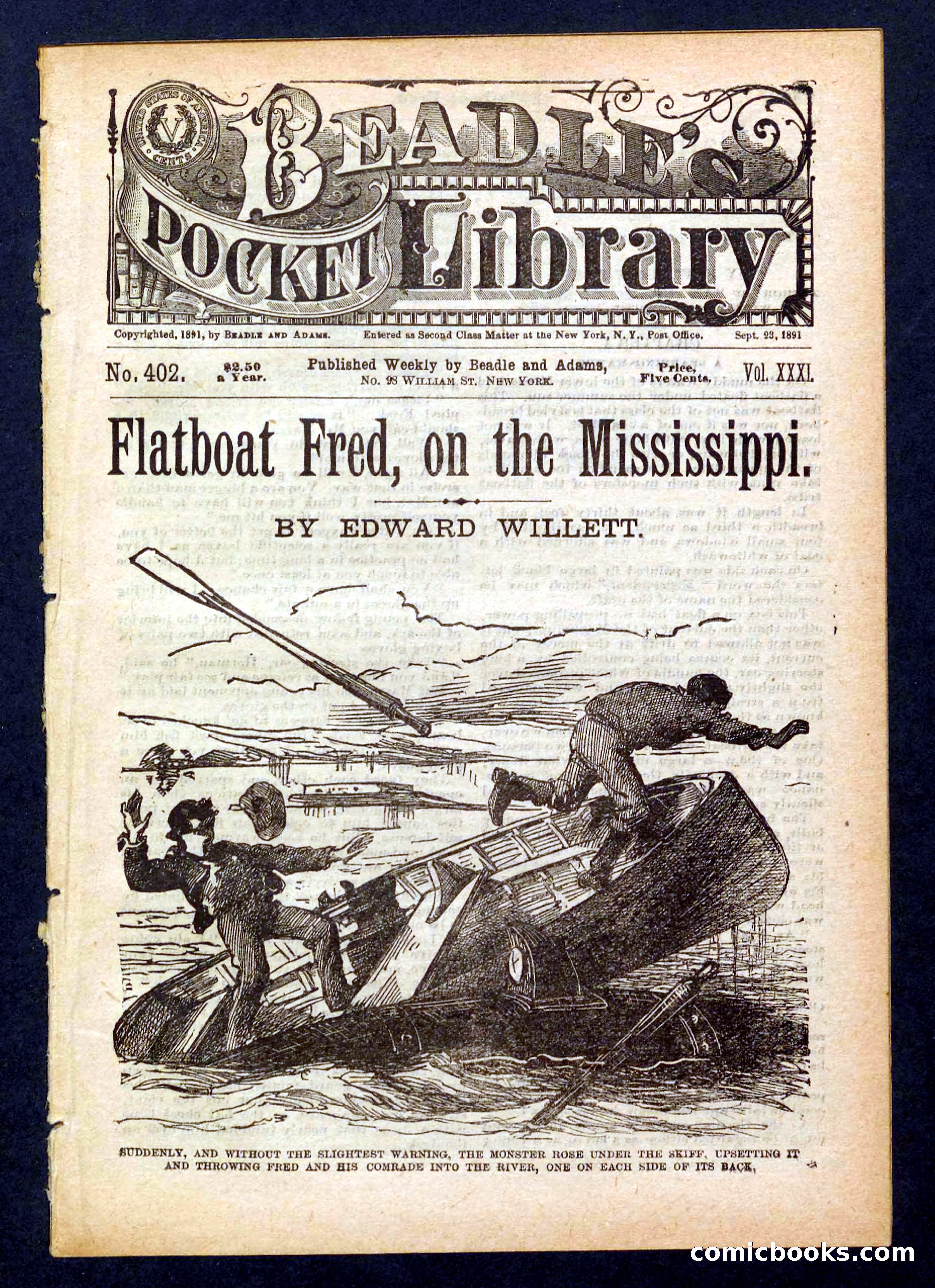 Beadle's Pocket Library No. 402