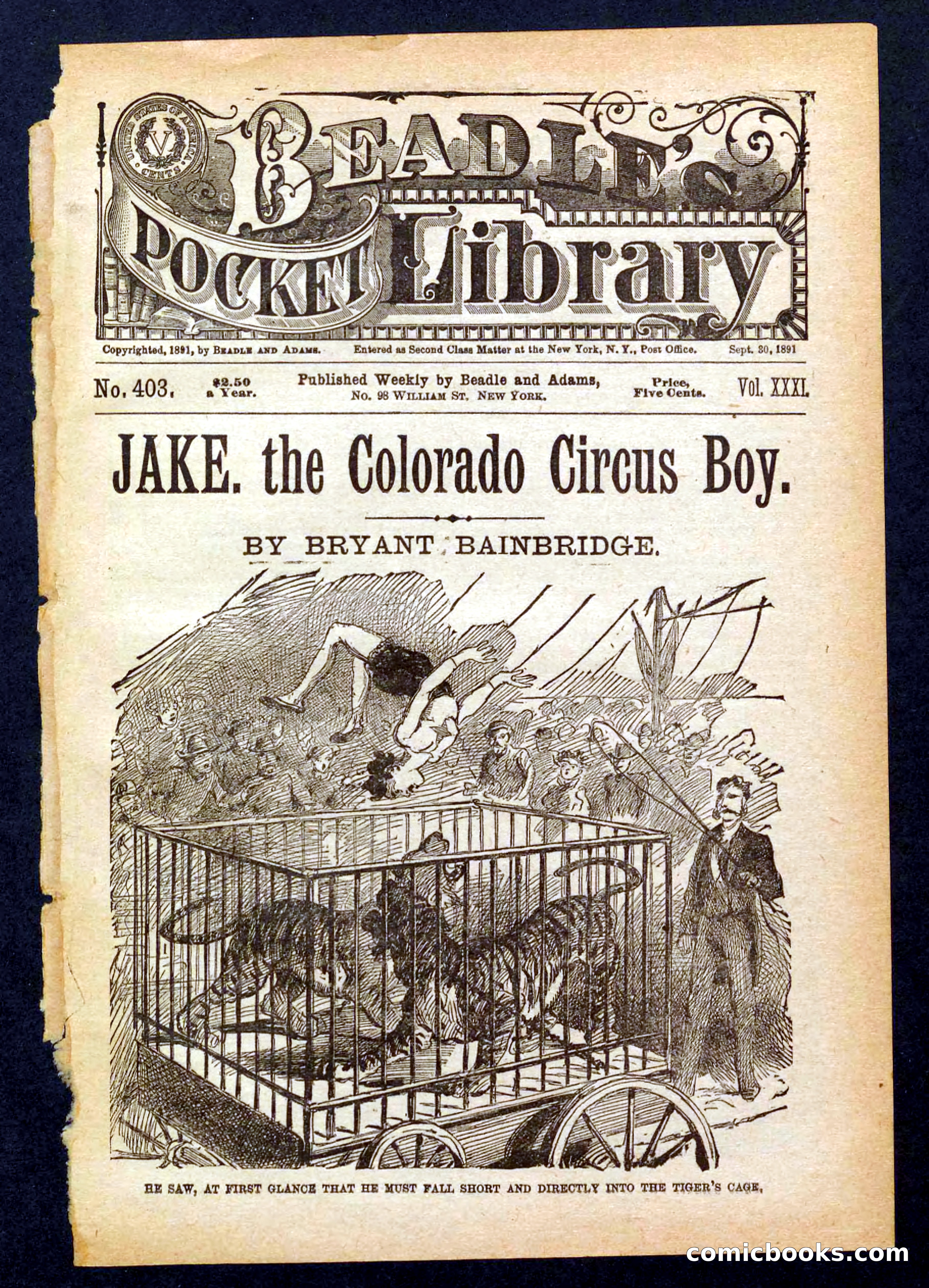 Jake, the Colorado Circus Boy — page 1 of 32