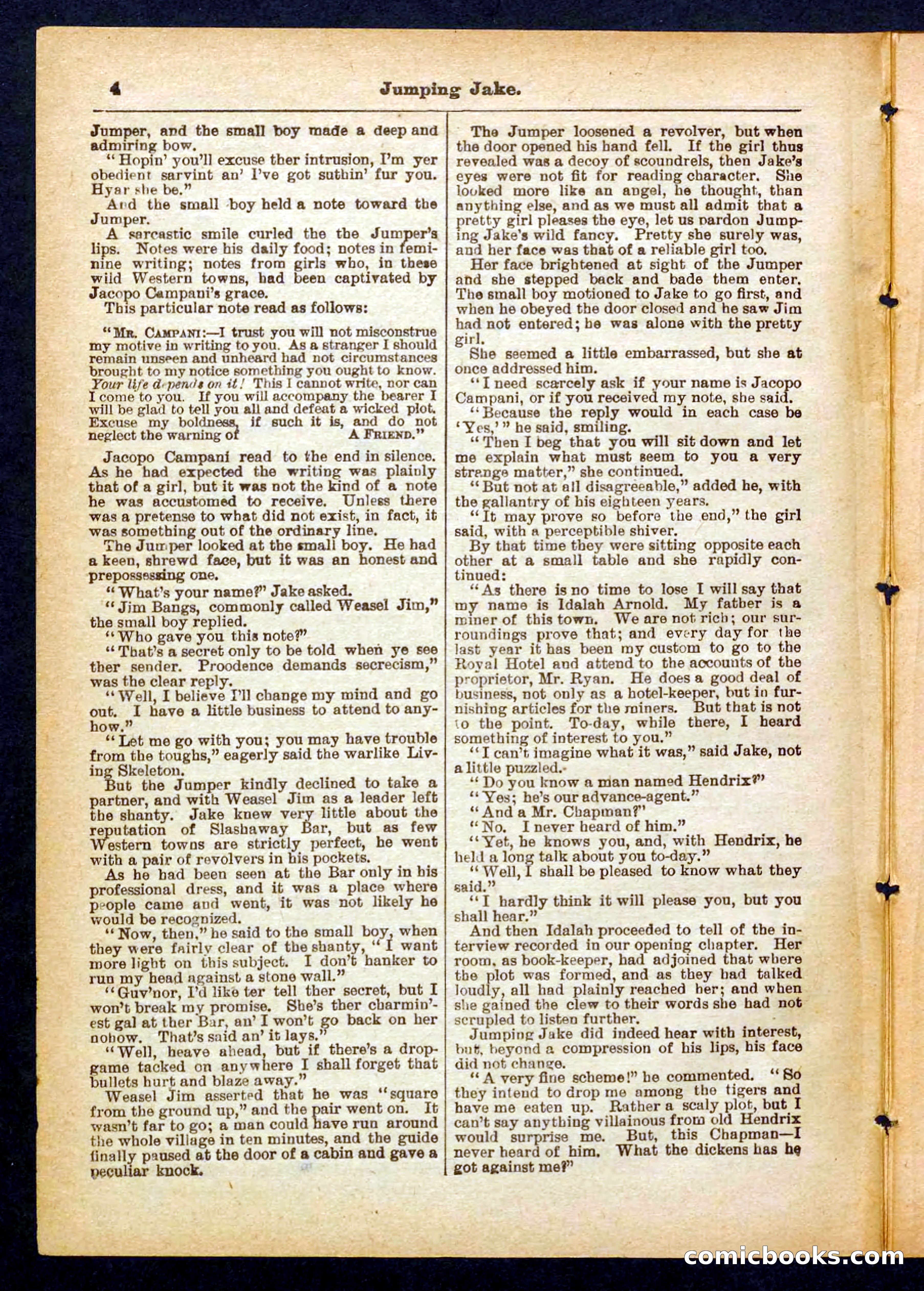 Jake, the Colorado Circus Boy — page 4 of 32