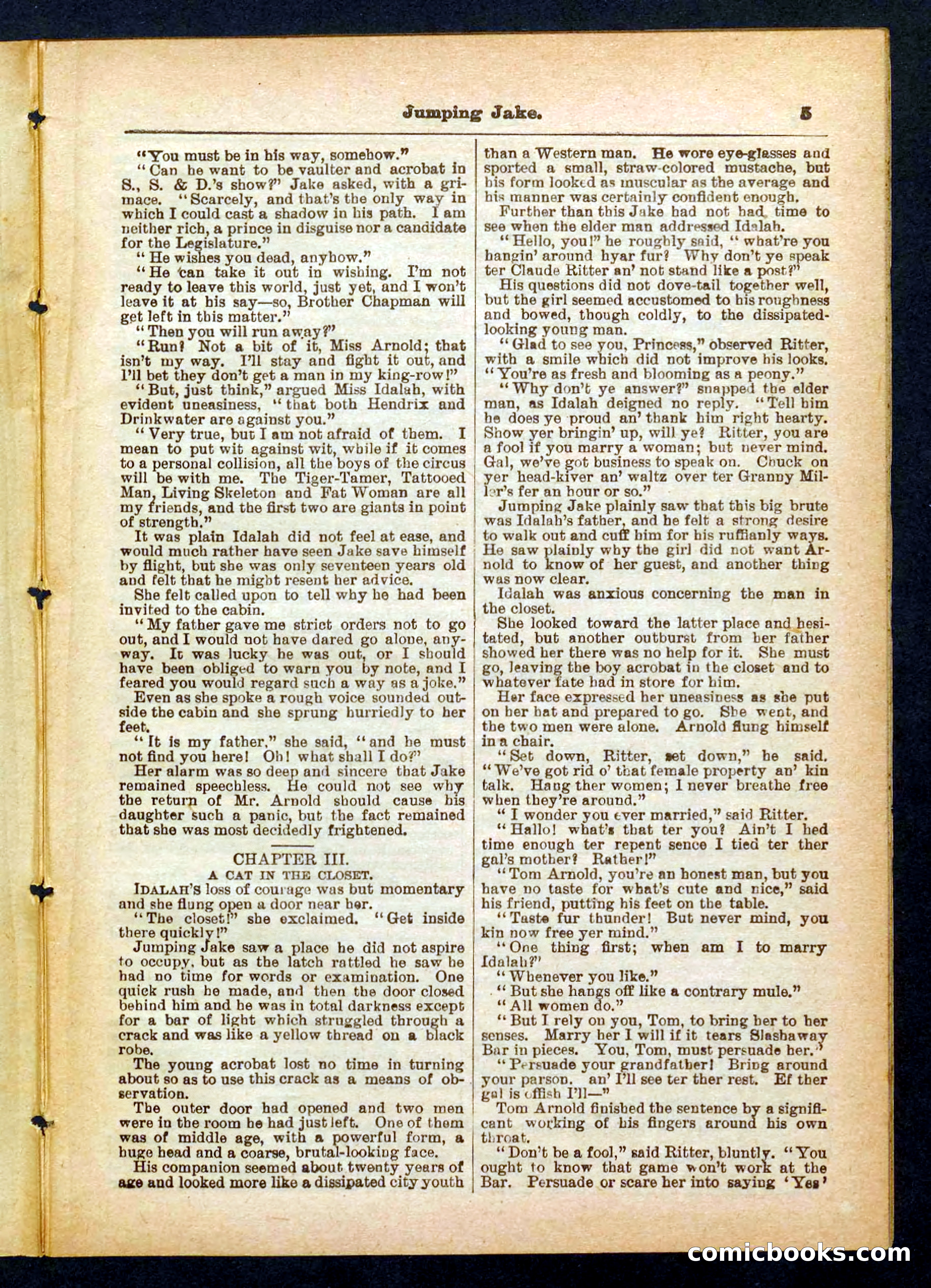 Jake, the Colorado Circus Boy — page 5 of 32