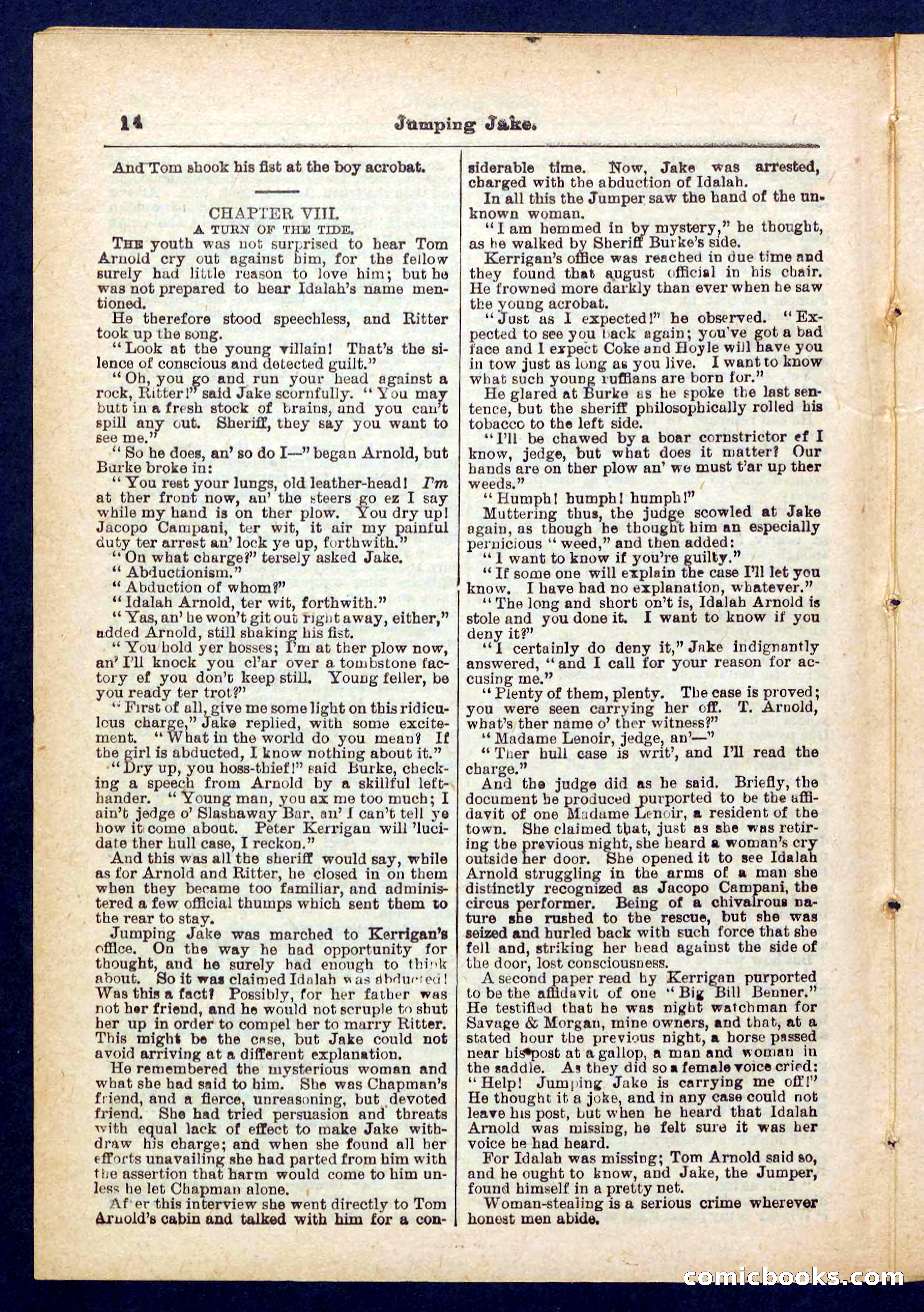 Jake, the Colorado Circus Boy — page 14 of 32