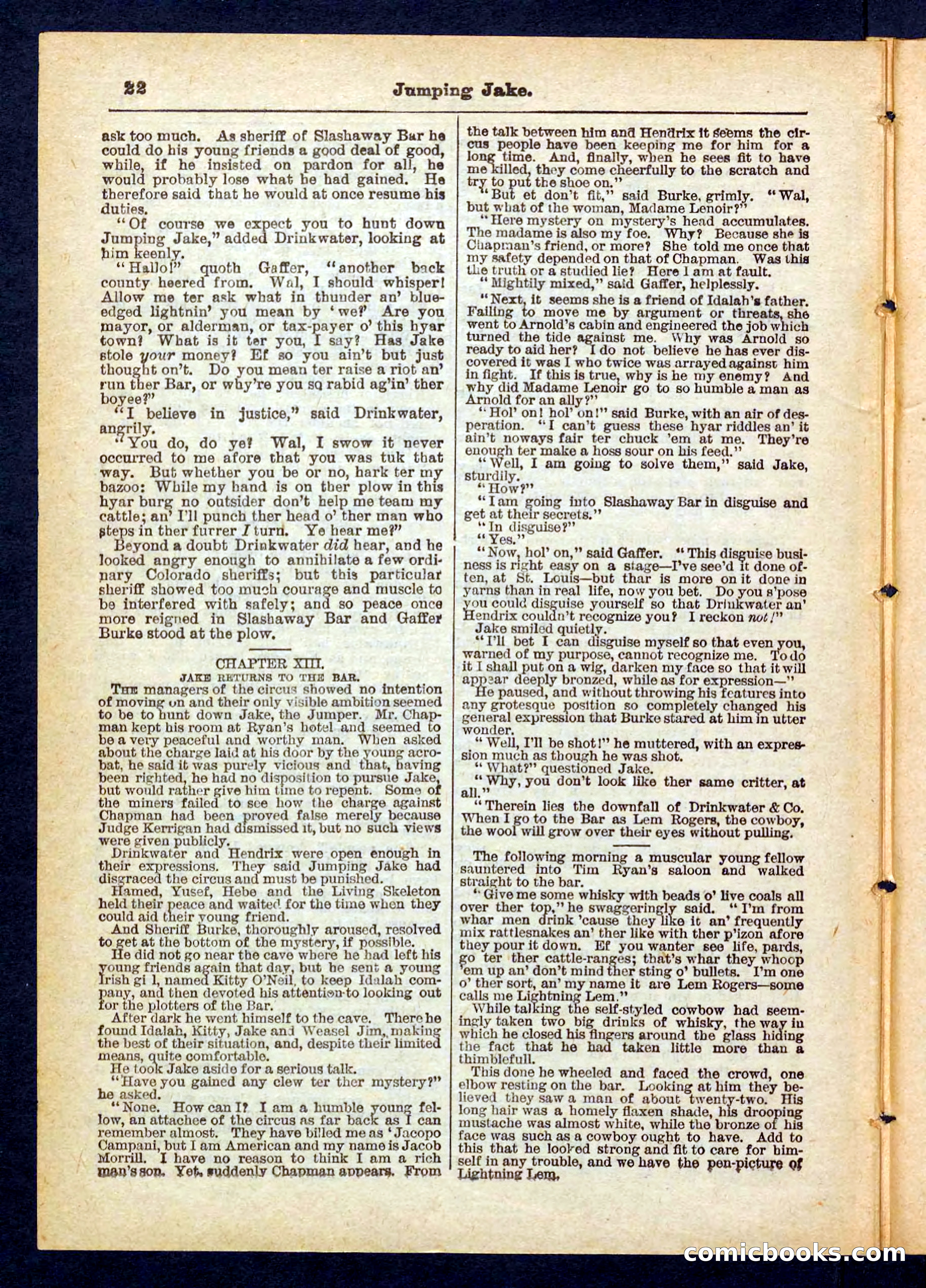 Jake, the Colorado Circus Boy — page 22 of 32