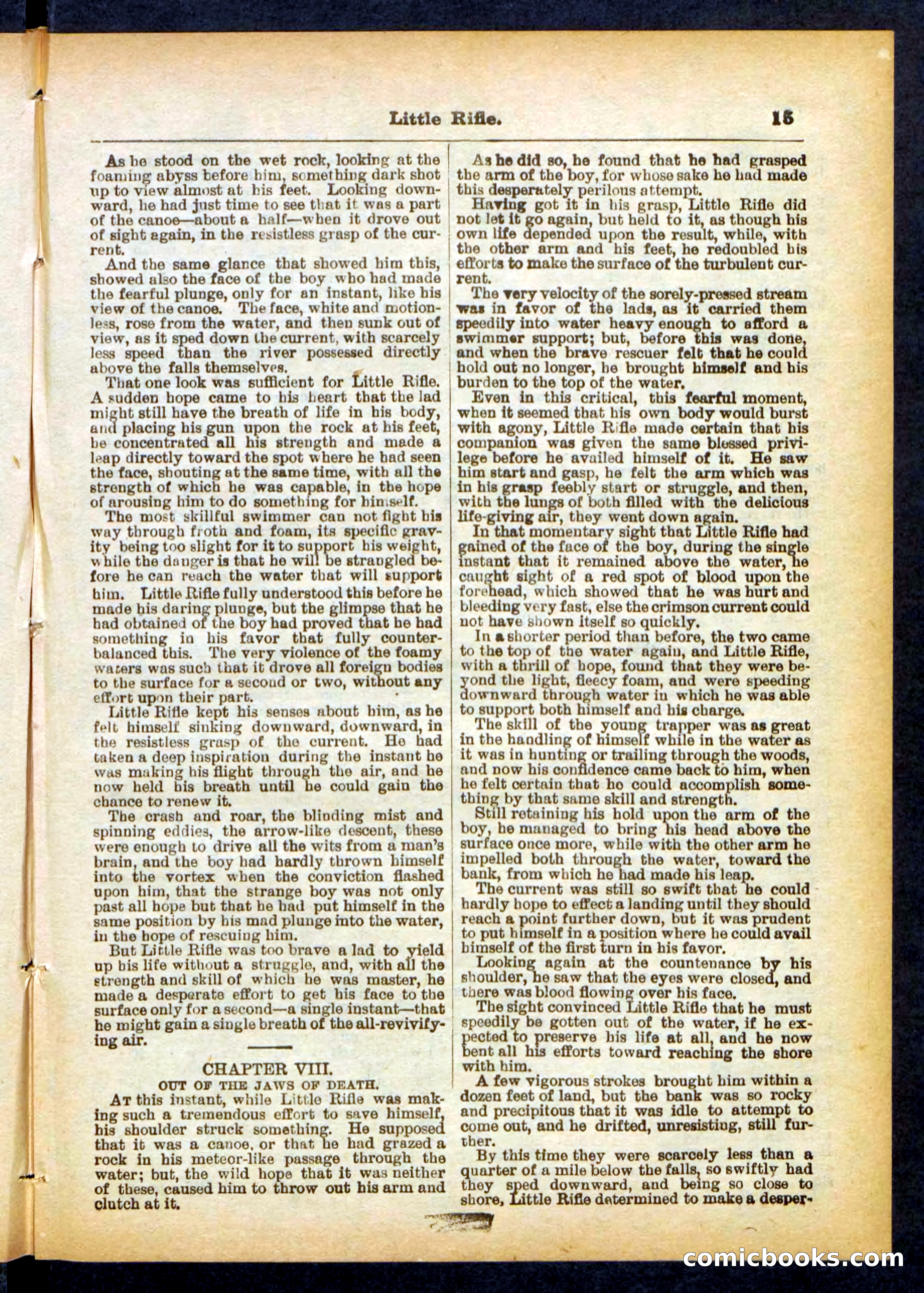 Old Ruff's Protégé; or, Little Rifle's Secret — page 15 of 32
