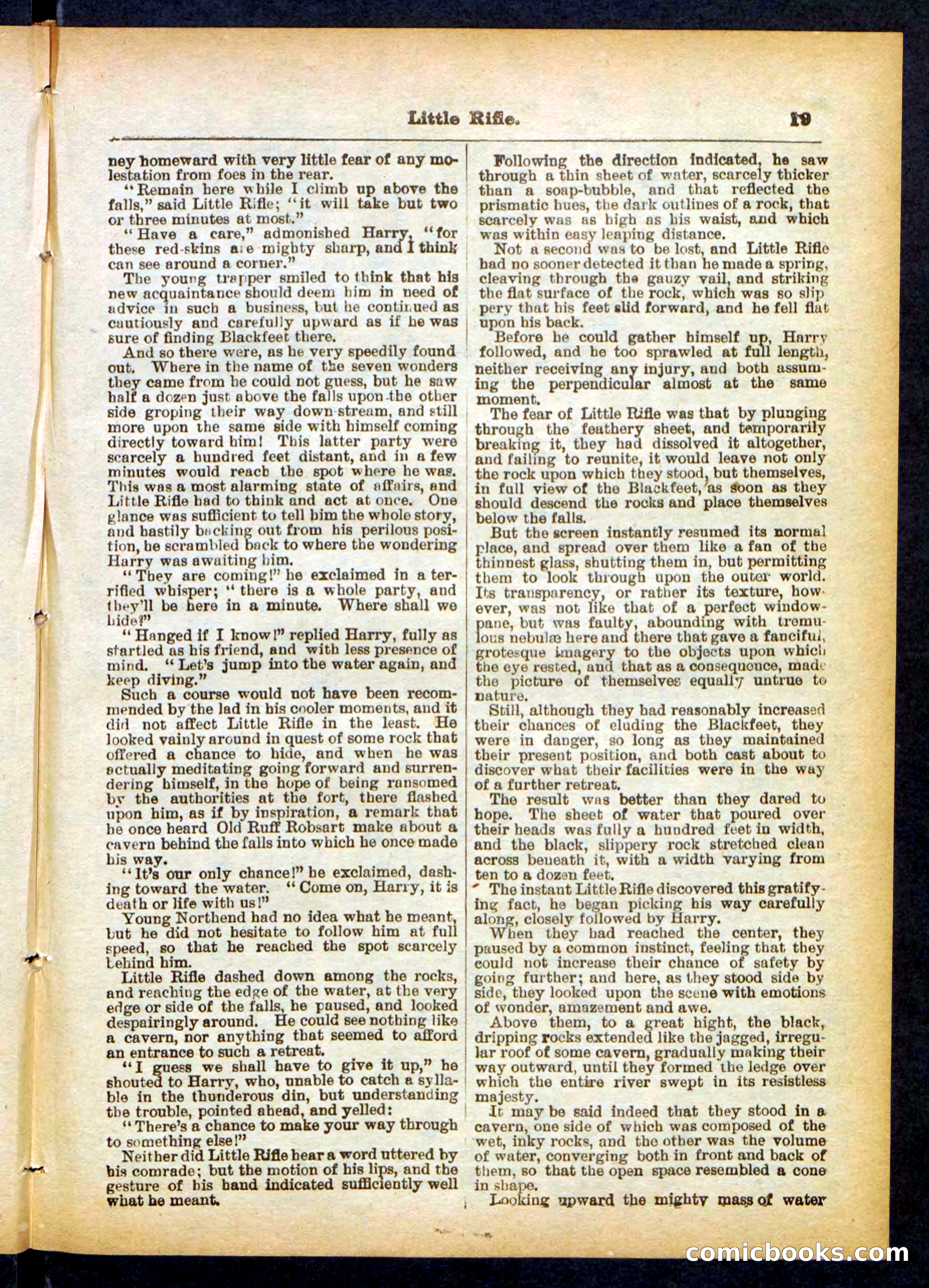 Old Ruff's Protégé; or, Little Rifle's Secret — page 19 of 32