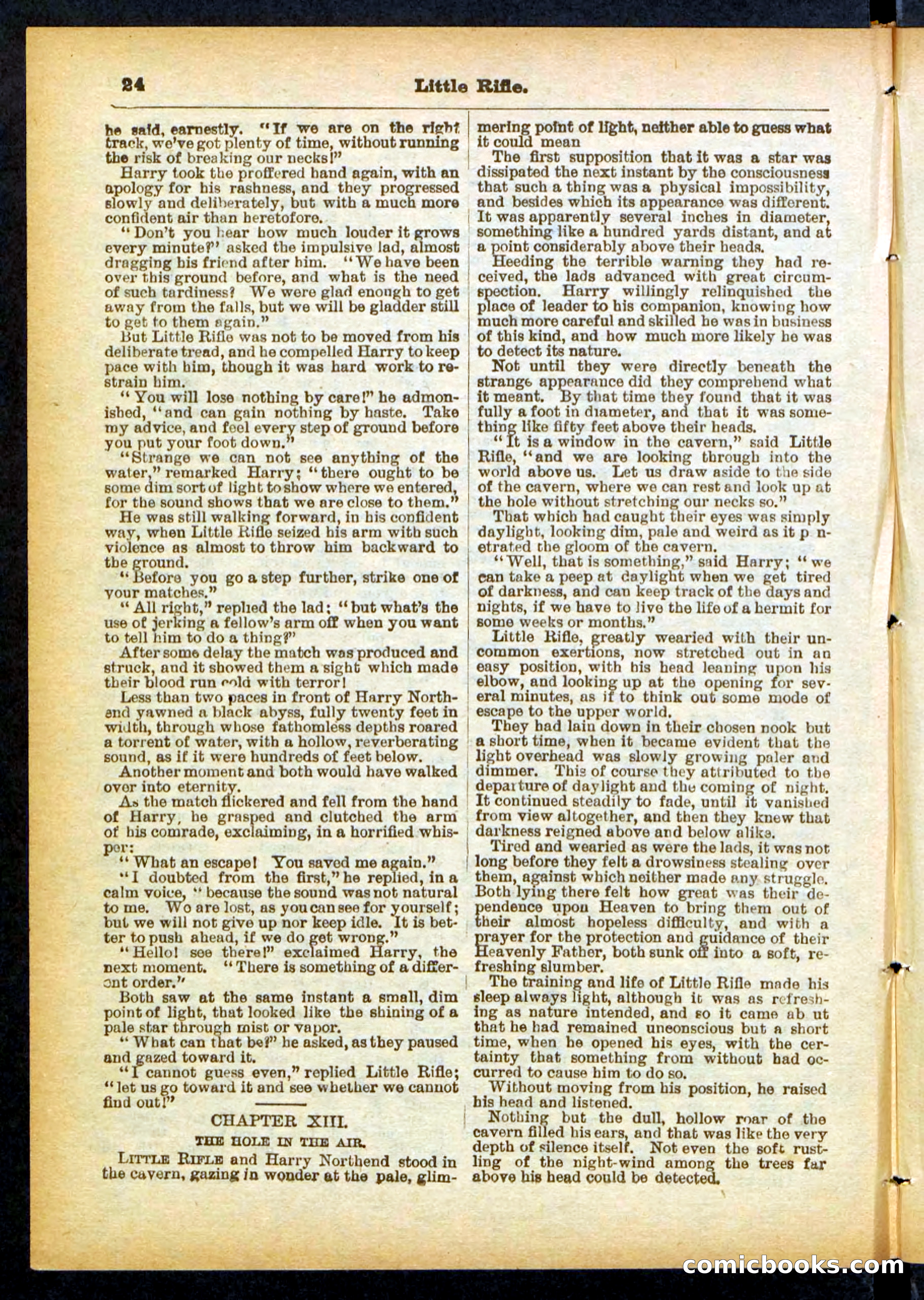 Old Ruff's Protégé; or, Little Rifle's Secret — page 24 of 32