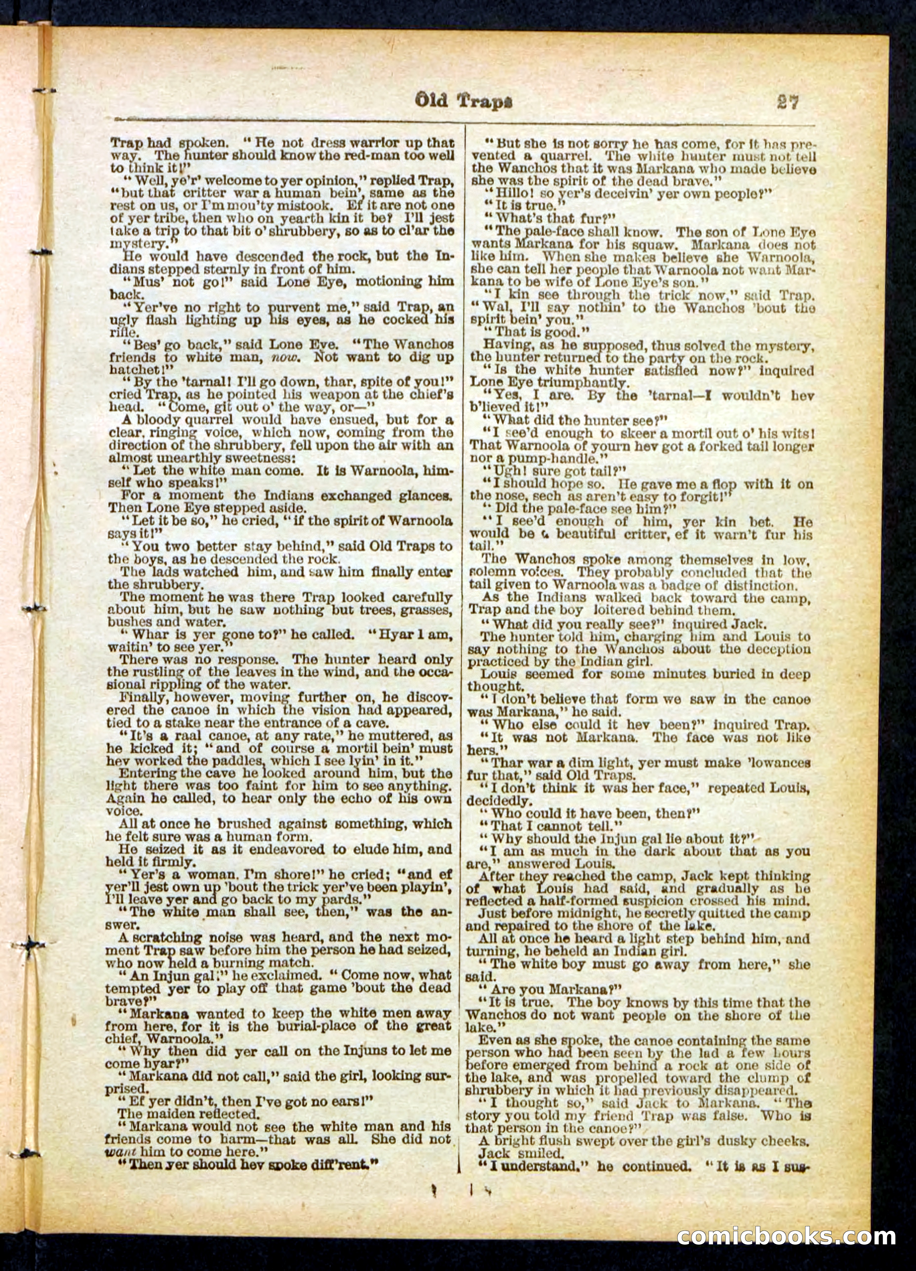 Beadle's Pocket Library No. 411 — page 27 of 32