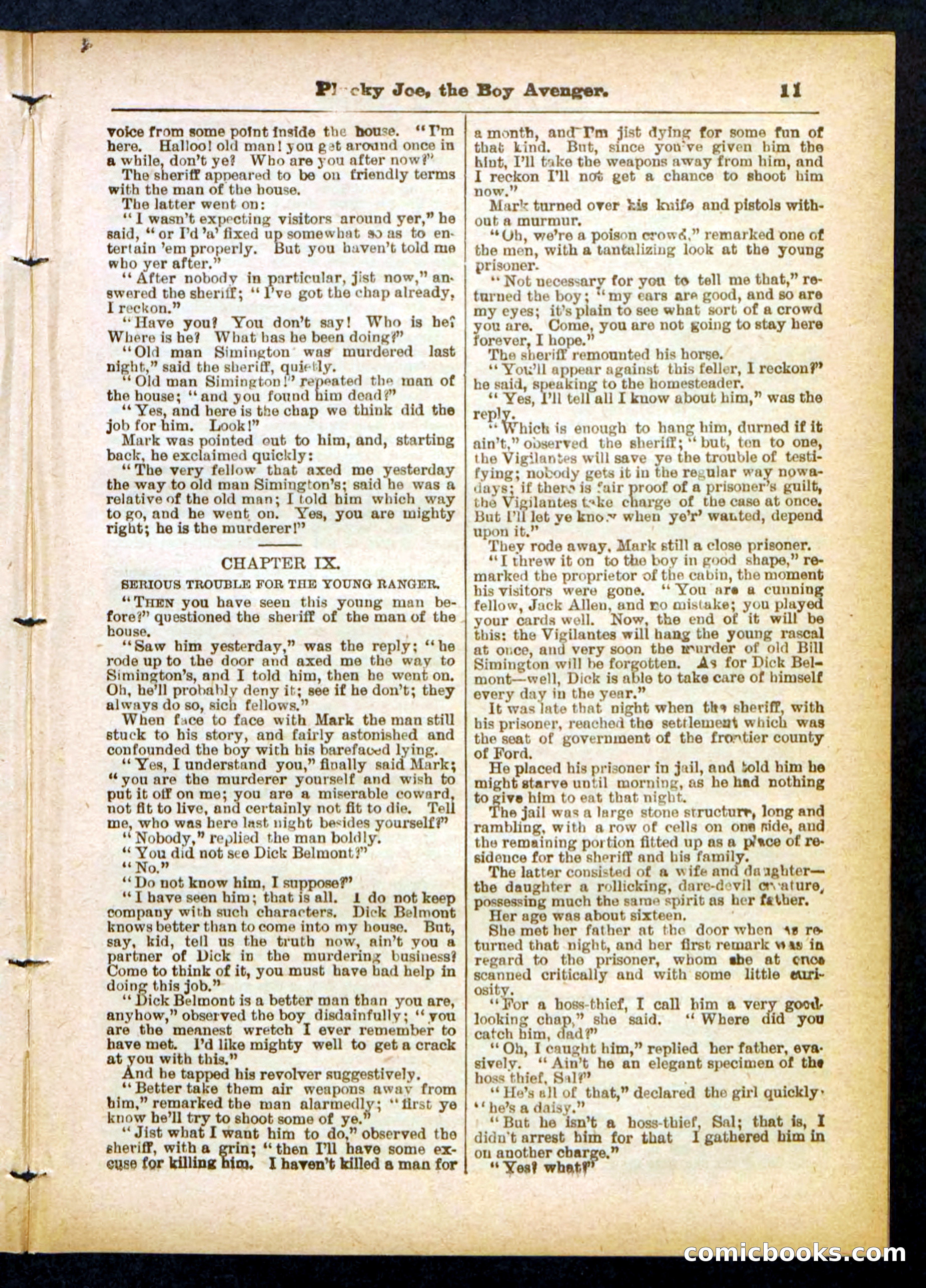 Beadle's Pocket Library No. 414 — page 11 of 32