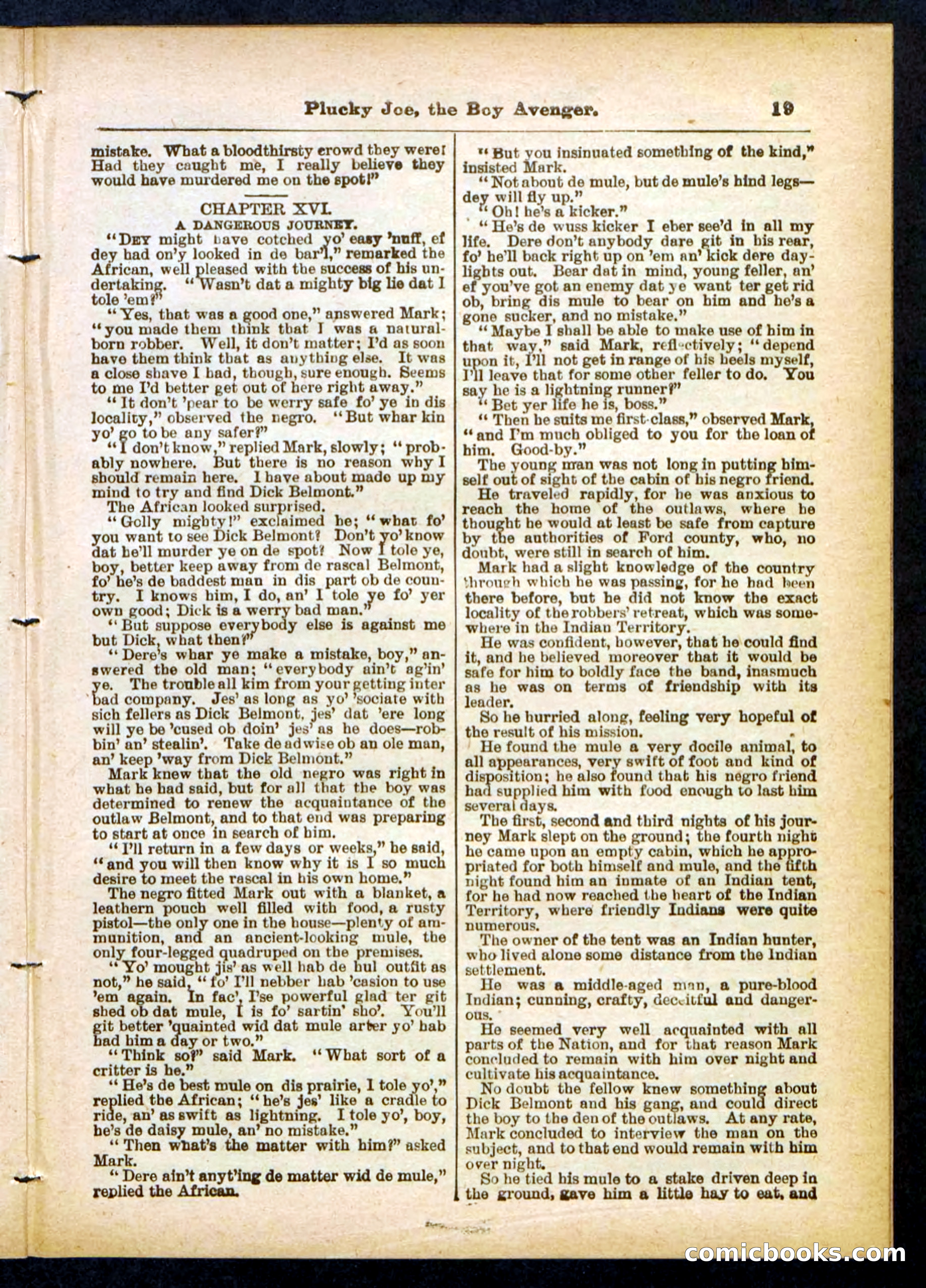 Beadle's Pocket Library No. 414 — page 19 of 32