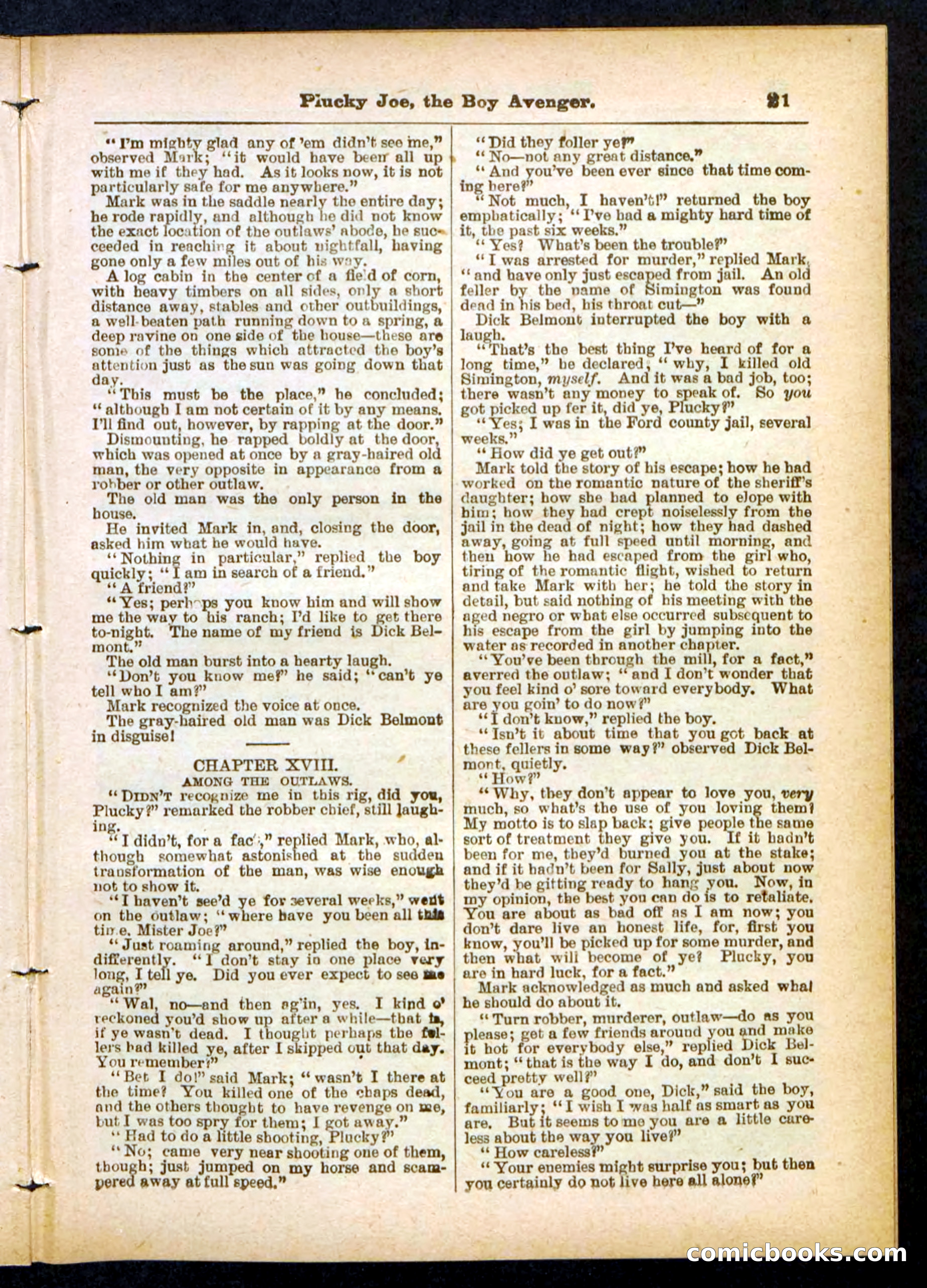 Beadle's Pocket Library No. 414 — page 21 of 32