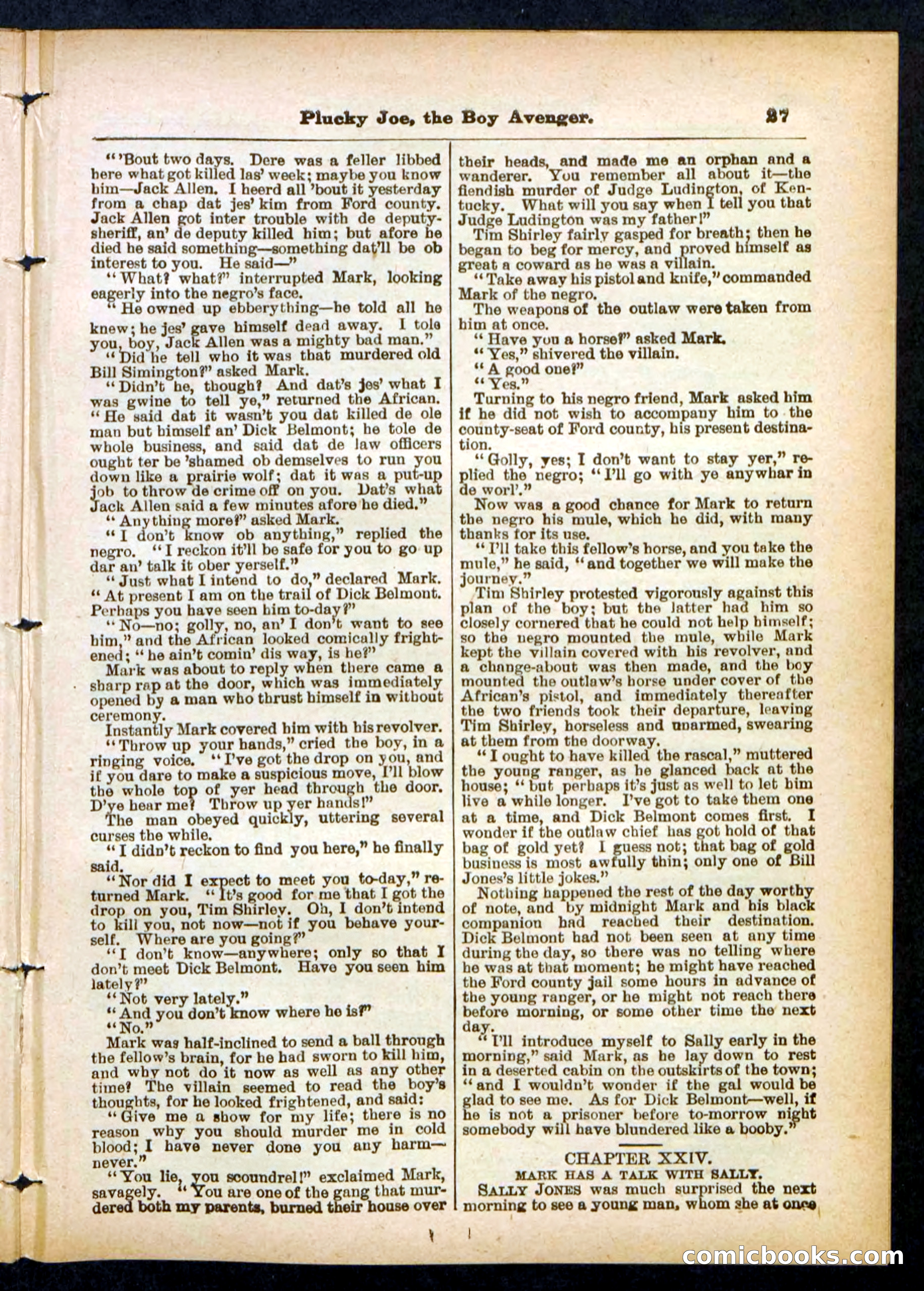 Beadle's Pocket Library No. 414 — page 27 of 32